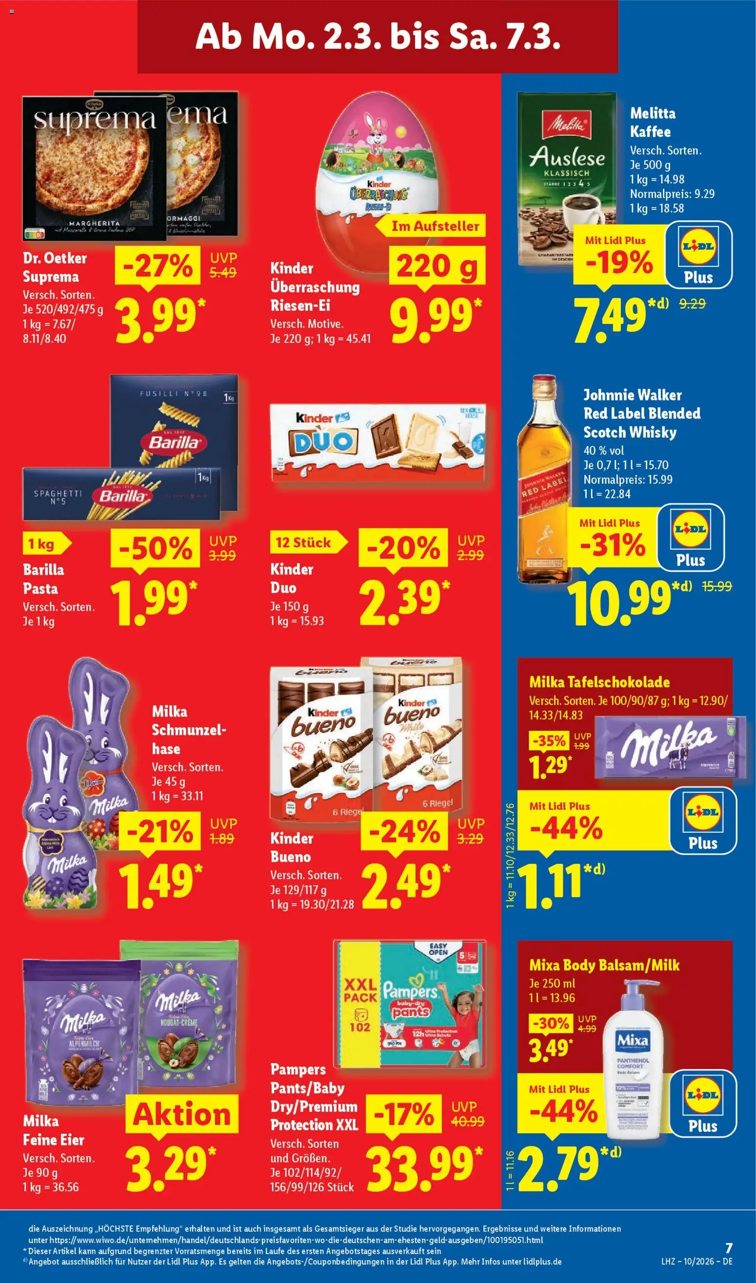 Lidl Prospekt Hamburg – gültig ab 02.03.2026 | Seite: 11 | Produkte: Melitta kaffee, Eier, Kaffee, Milka