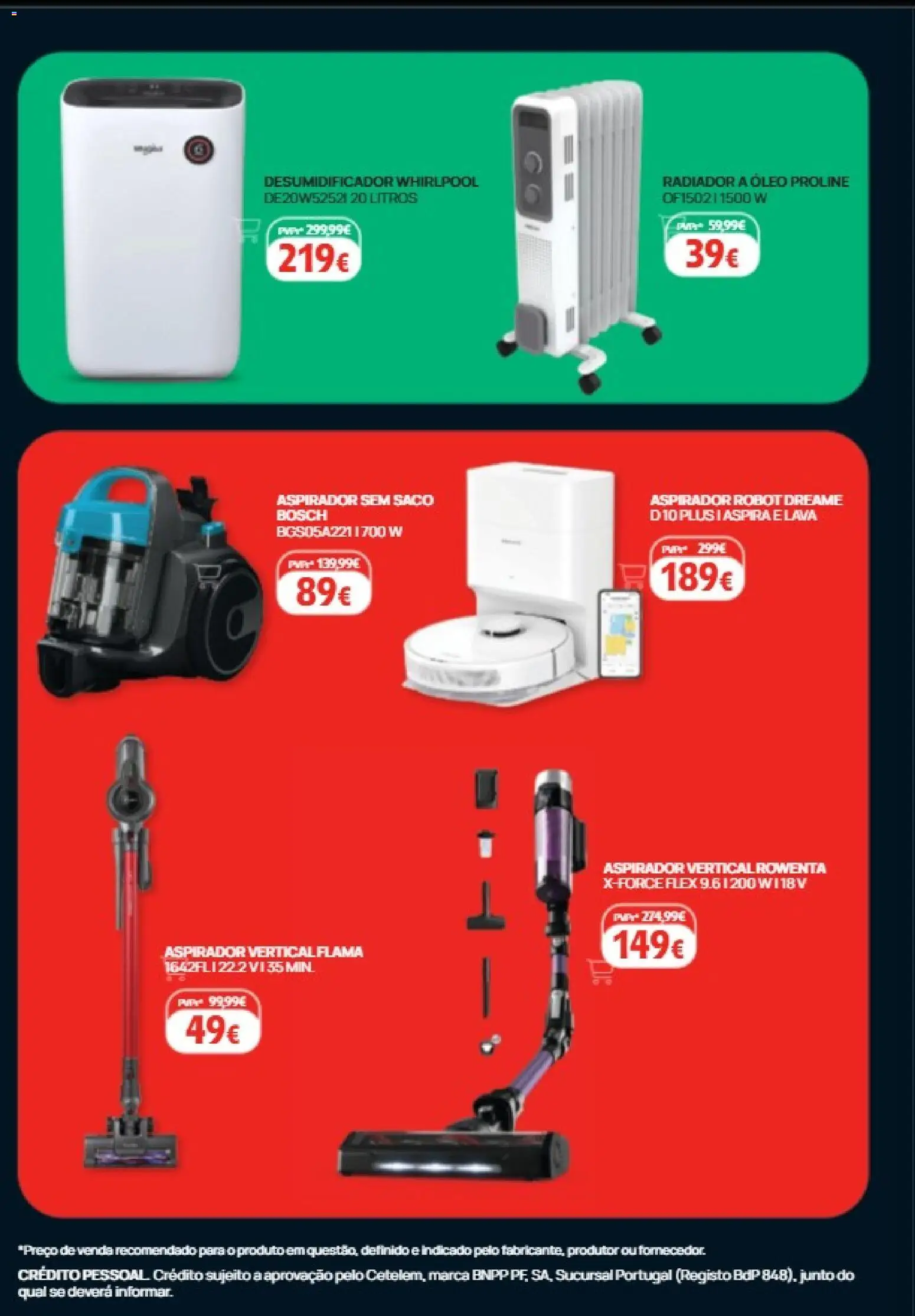 Darty - Black Friday │ válido de 28.11.2025 | Página: 6 | Produtos: Whirlpool, Radiador, Óleo, Desumidificador