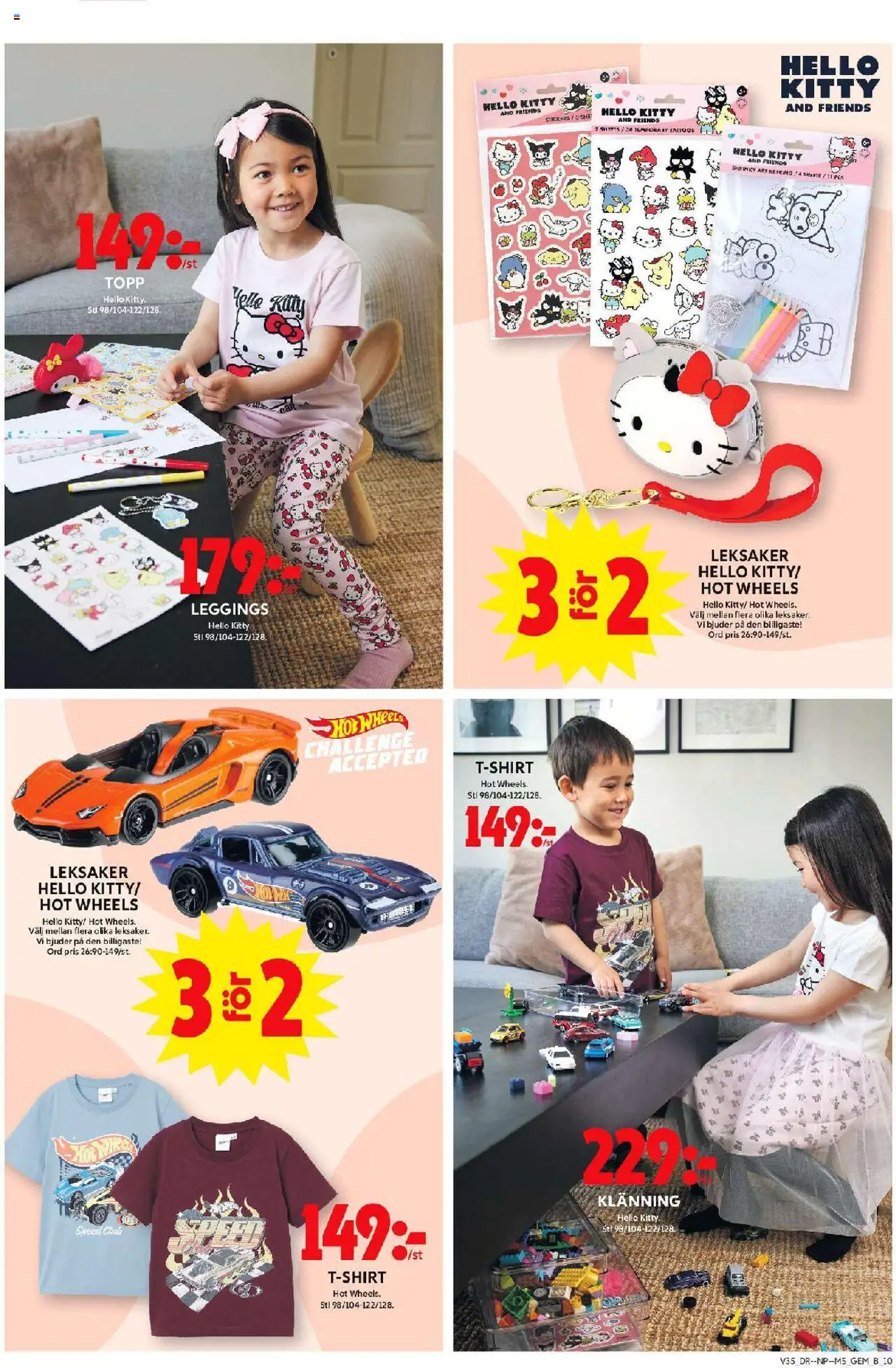 ICA Maxi reklamblad aktuell från 25.08.2025 | Sida: 15 | Produkter: Gem, T-shirt, Leggings, Klänning