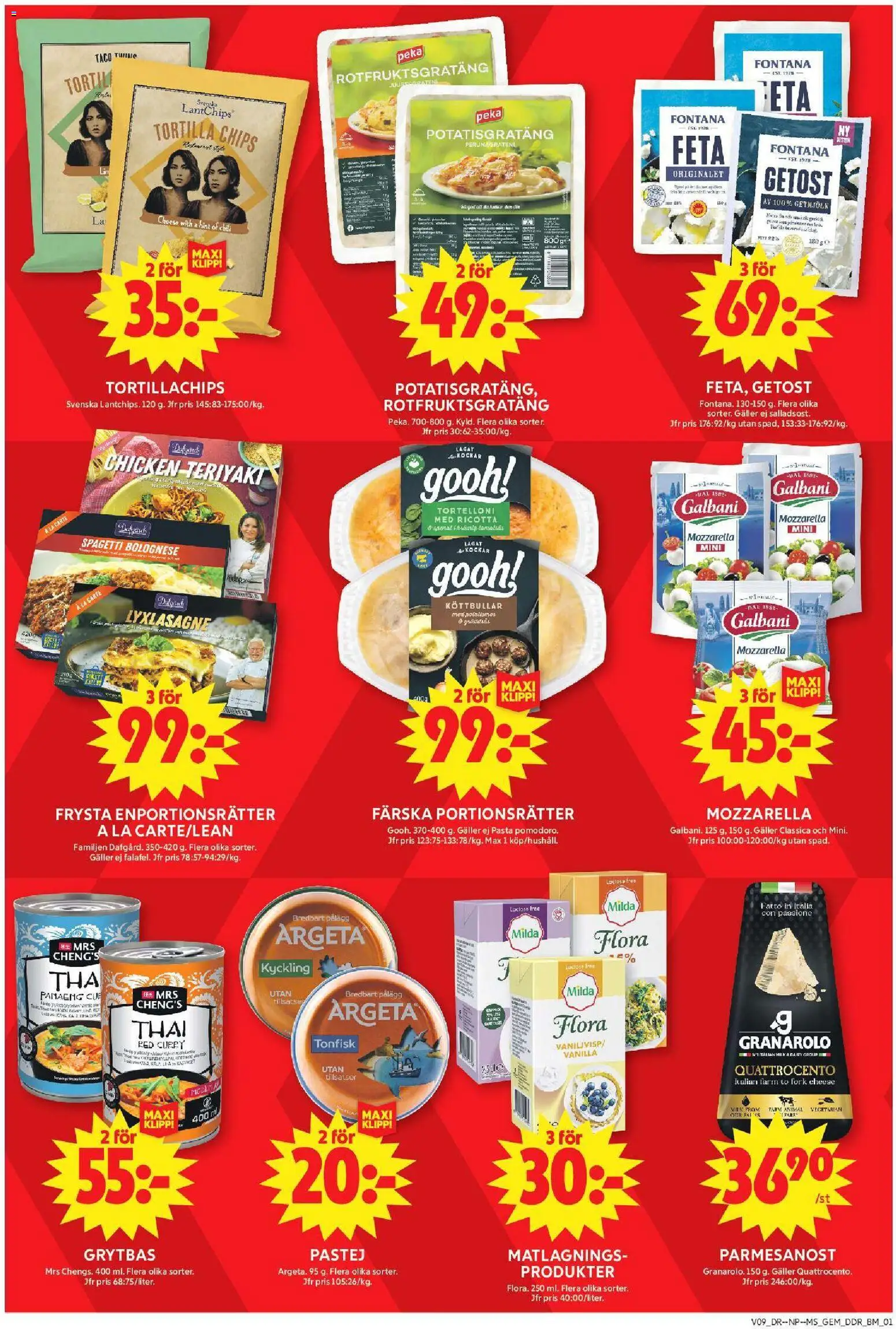 ICA Maxi reklamblad aktuell från 23.02.2026 | Sida: 7 | Produkter: Tortilla, Getost, Chili, Tonfisk