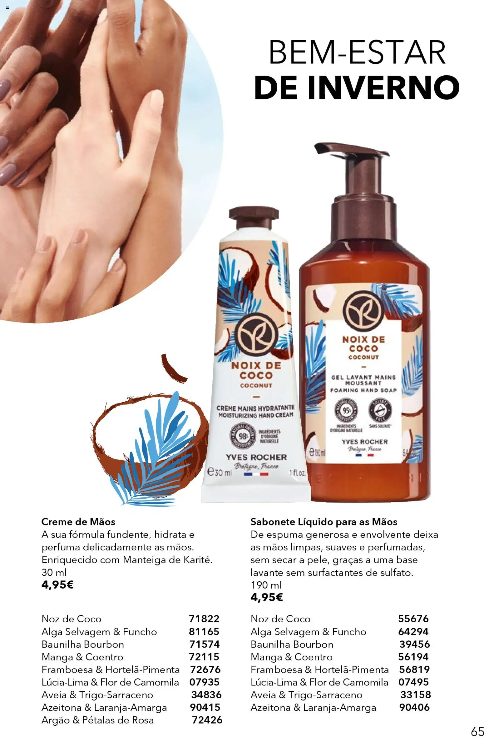 Yves Rocher catálogo 2 │ válido de 30.01.2026 | Página: 65 | Produtos: Aveia, Sabonete líquido, Base, Sabonete