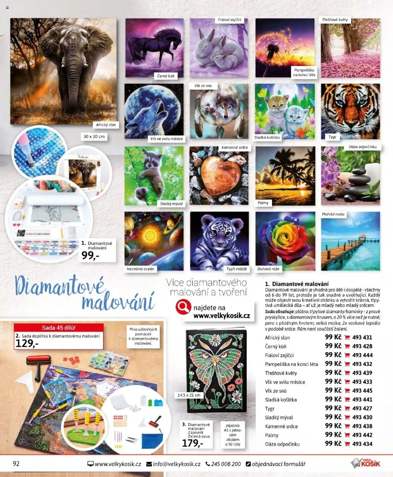 Velký Košík katalog říjen od 01.10.2025 | Strana: 92 | Produkty: Pero, Sova, Zápisník