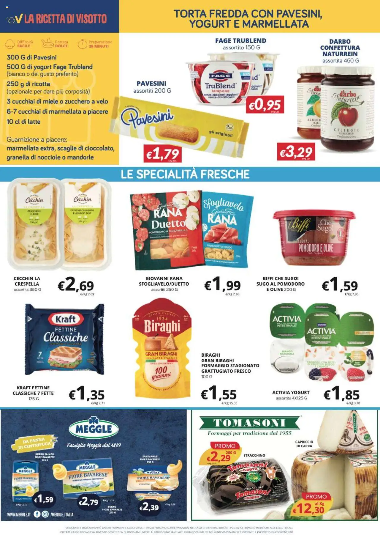 Volantino Visotto del 24.09.2025 | Pagina: 4 | Prodotti: Prosciutto, Burro, Nocciole, Miele