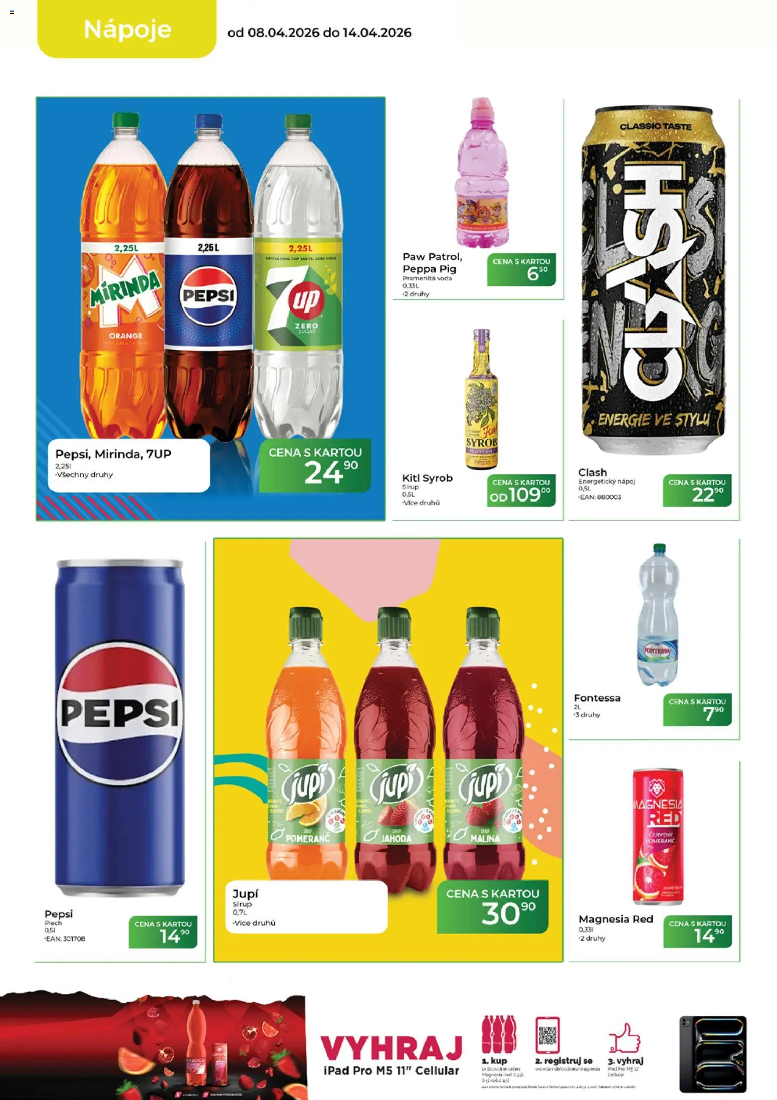 Tamda Foods leták od 08.04.2026 | Strana: 12 | Produkty: Voda, Ipad, Plech, Mirinda