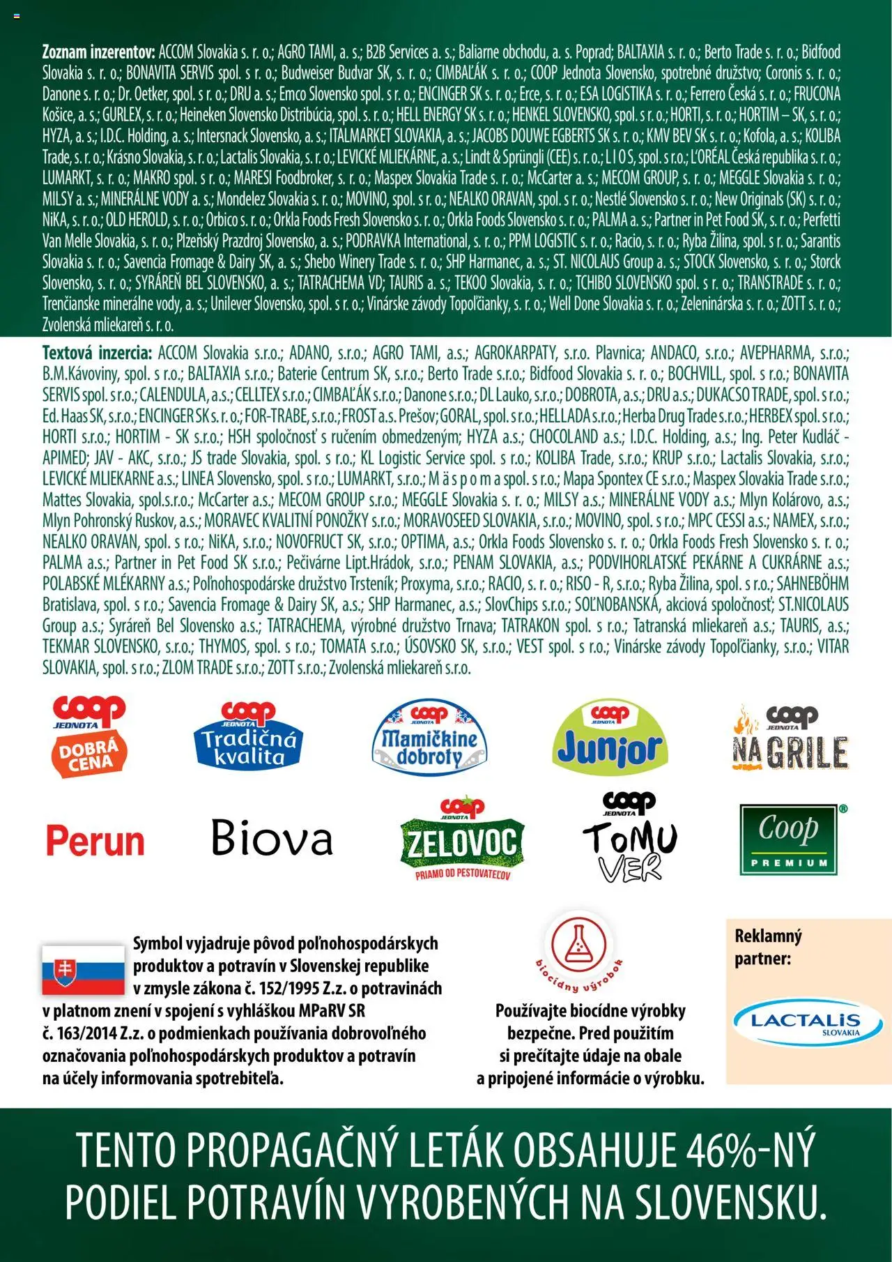 Nové COOP Jednota akcie – leták je platný od 18.09.2025 | Strana: 60 | Produkty: Lindt, Budvar, Ryba, Ponožky