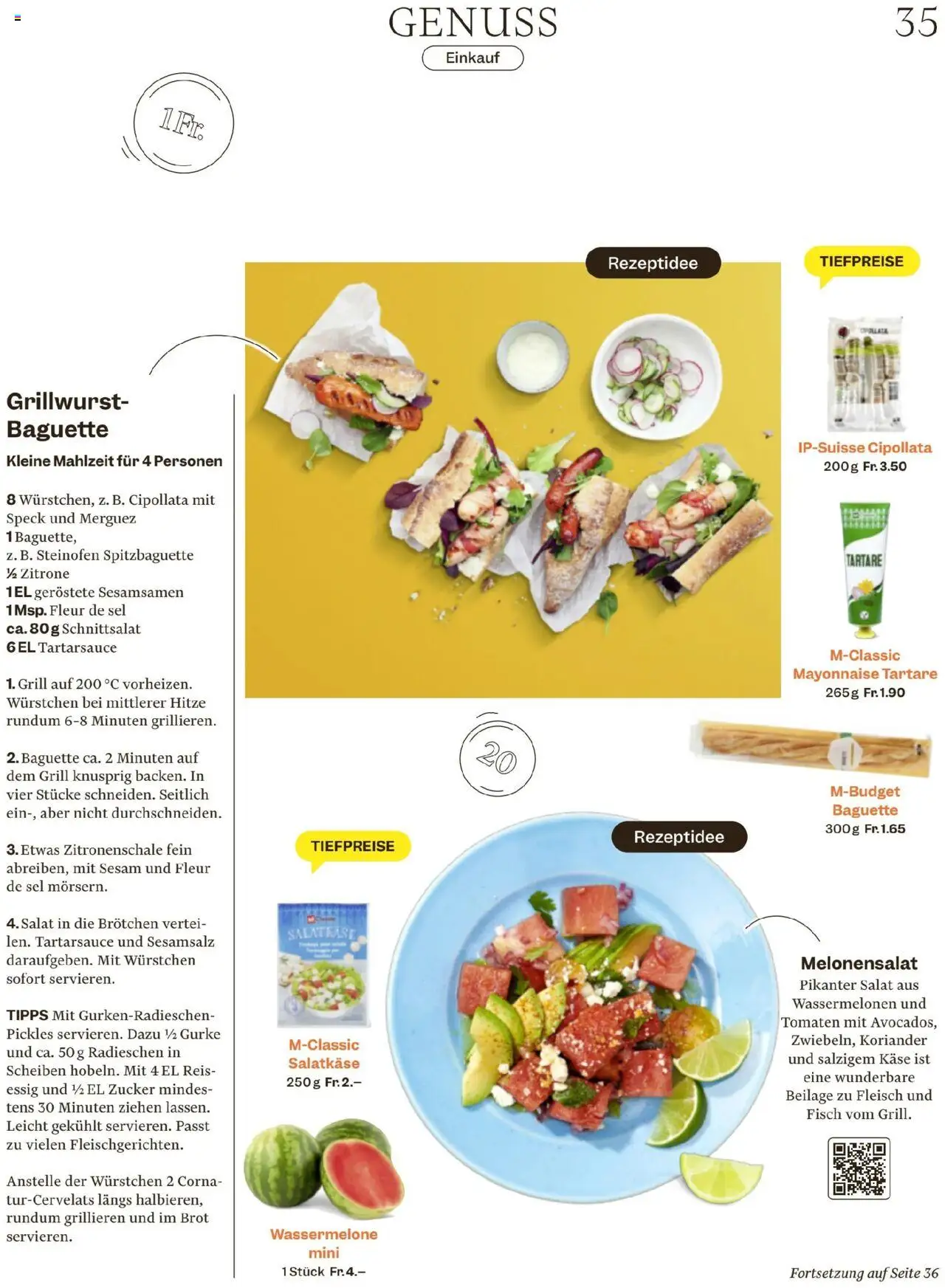 Migros Magazin ab 10.06.2025 | Seite: 35 | Produkte: Baguette, Brot, Fisch, Mayonnaise