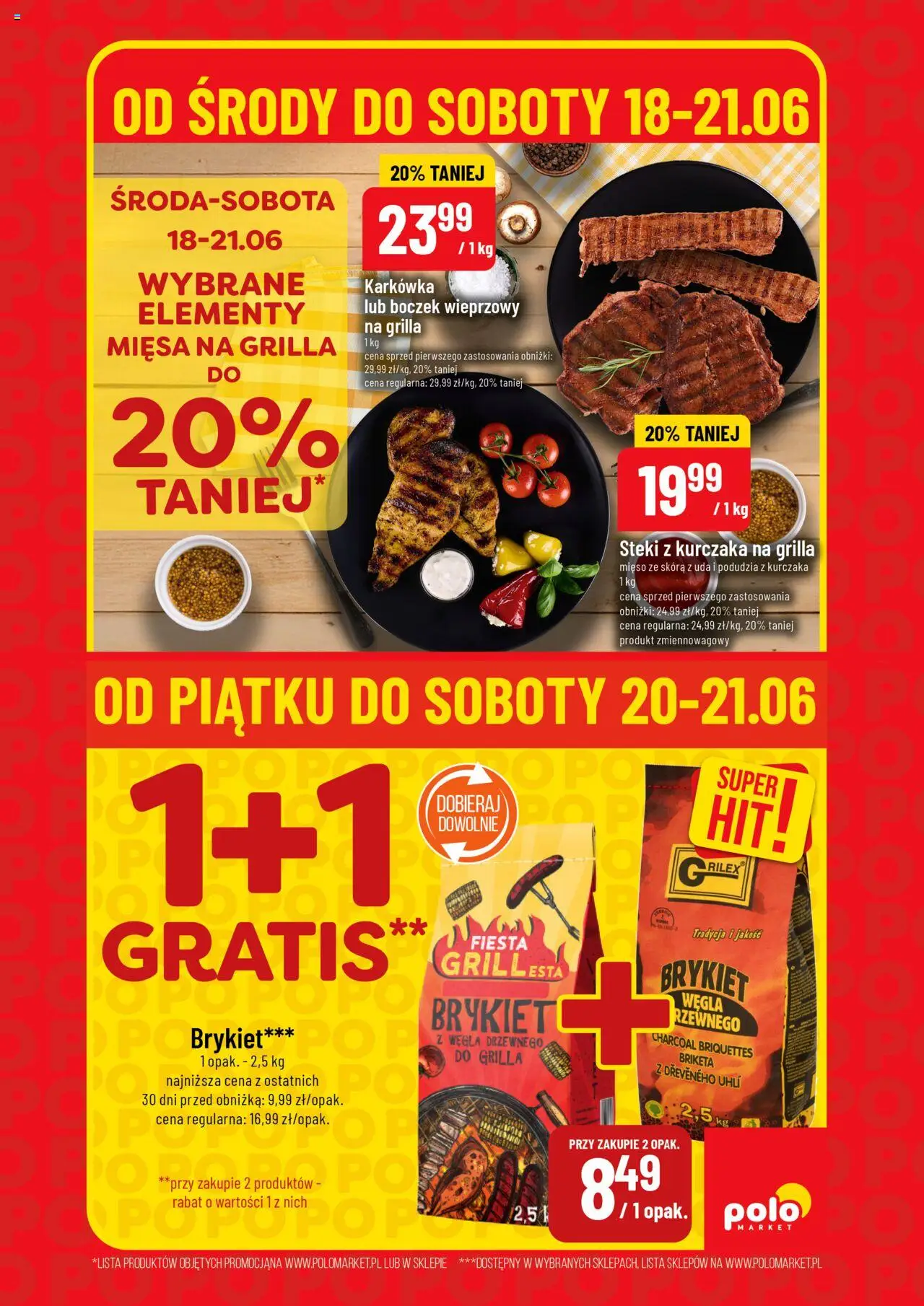 POLOmarket Gazetka - Super Hity od 18.06.2025 | Strona: 3 | Produkty: Karkówka, Mięso, Steki, Boczek