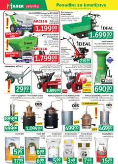 Jager katalog akcije – veljaven od 05.11.2025 | Stran: 8 | Izdelki: Baterija, Teza, Košara, Samokolnica