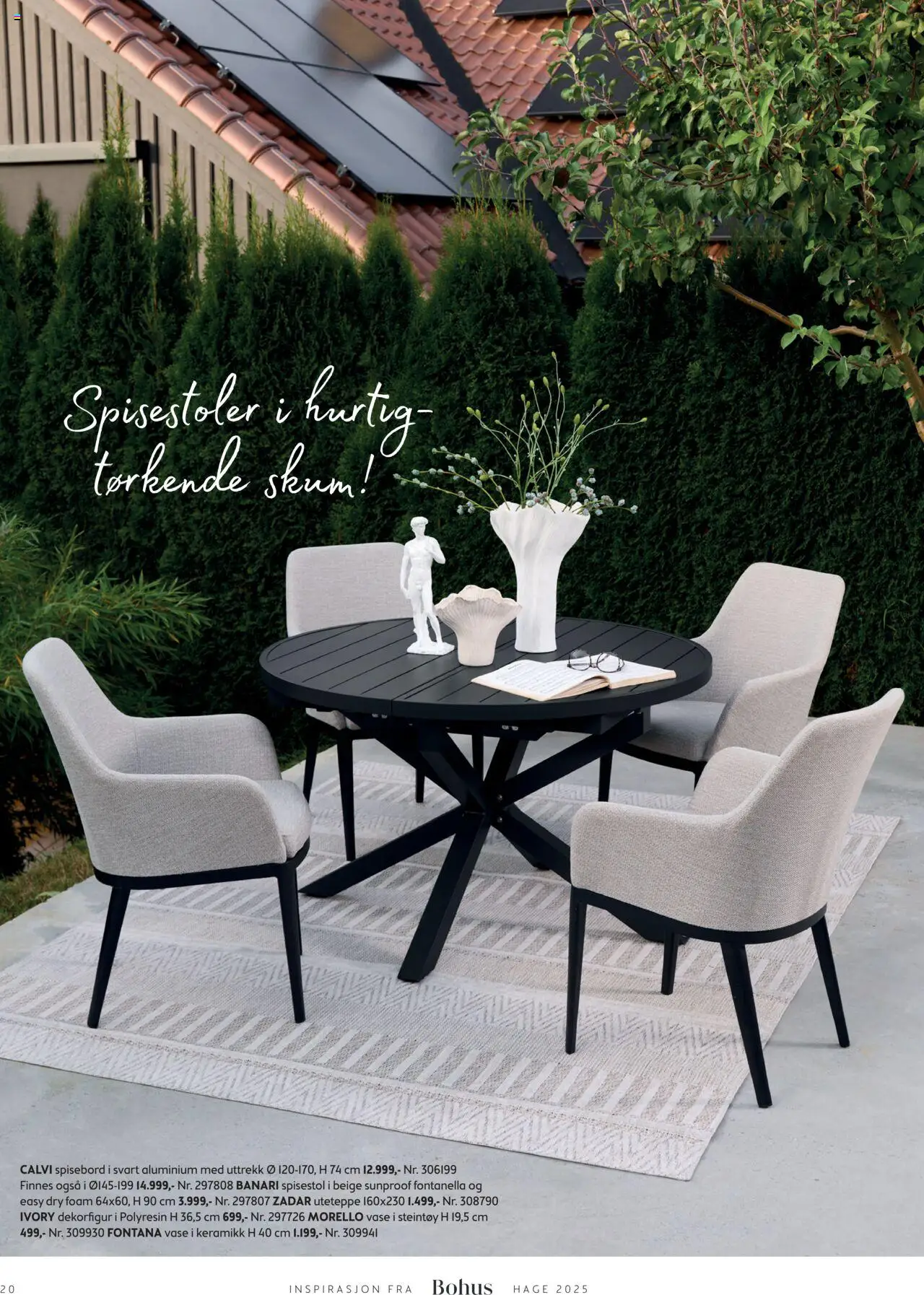  | Side: 20 | Produkter: Spisebord, Spisestol, Vase