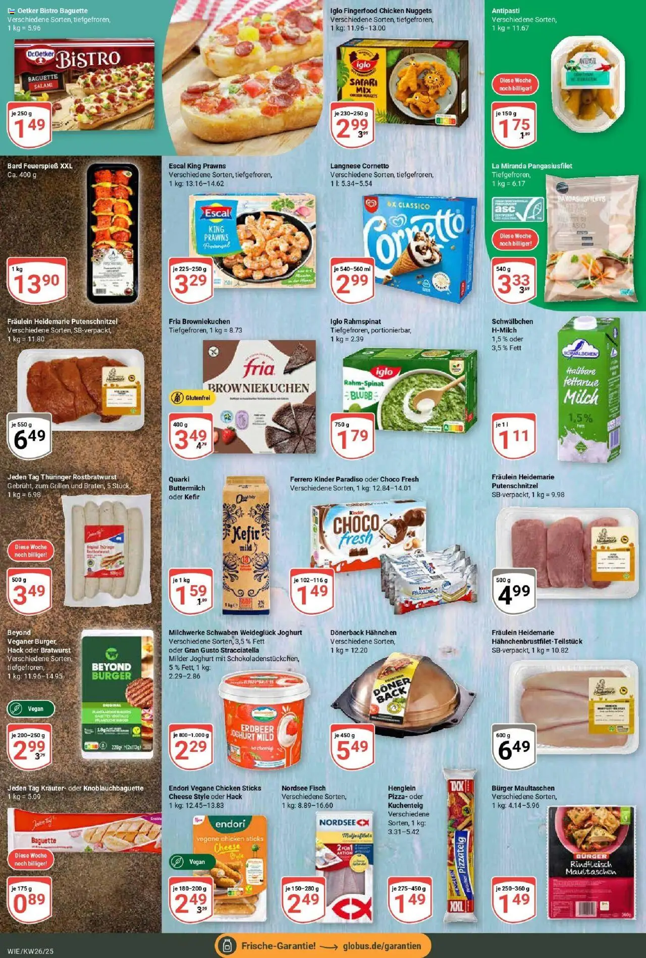 Globus prospekt Waghäusel	 - gültig ab dem 22.06.2025 | Seite: 10 | Produkte: Kefir, Buttermilch, Fisch, Salami