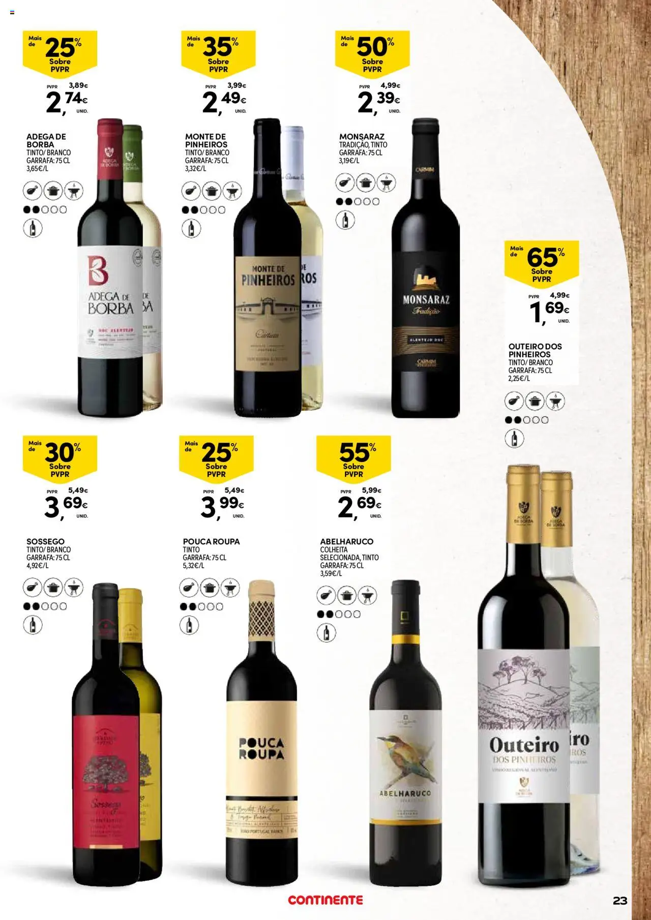 Continente - Açores: Vinhos, Enchidos e Queijos │ válido de 23.09.2025 | Página: 23