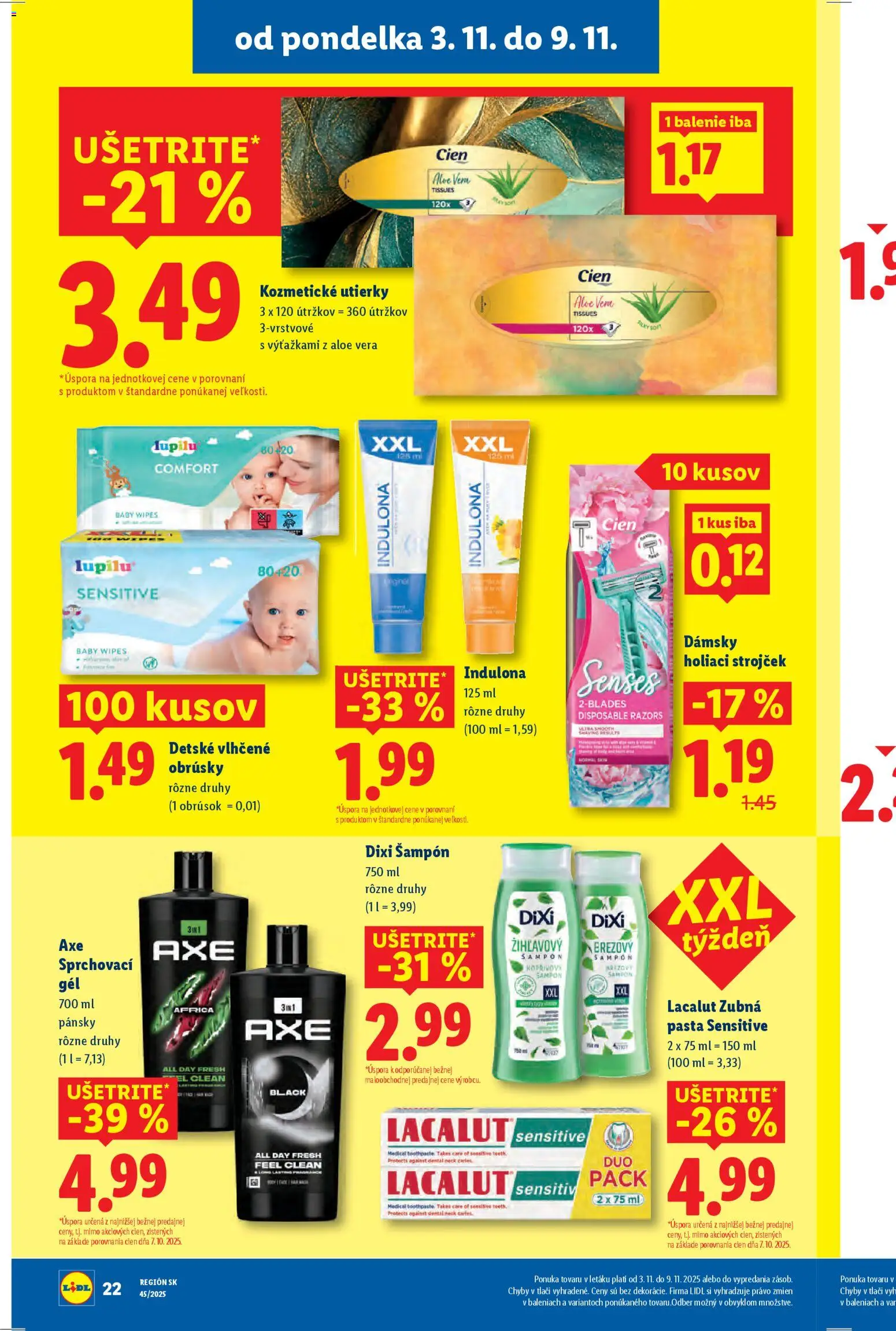 Nové Lidl akcie – leták je platný od 06.11.2025 | Strana: 61 | Produkty: Strojček, Holiaci strojček, Zubná pasta