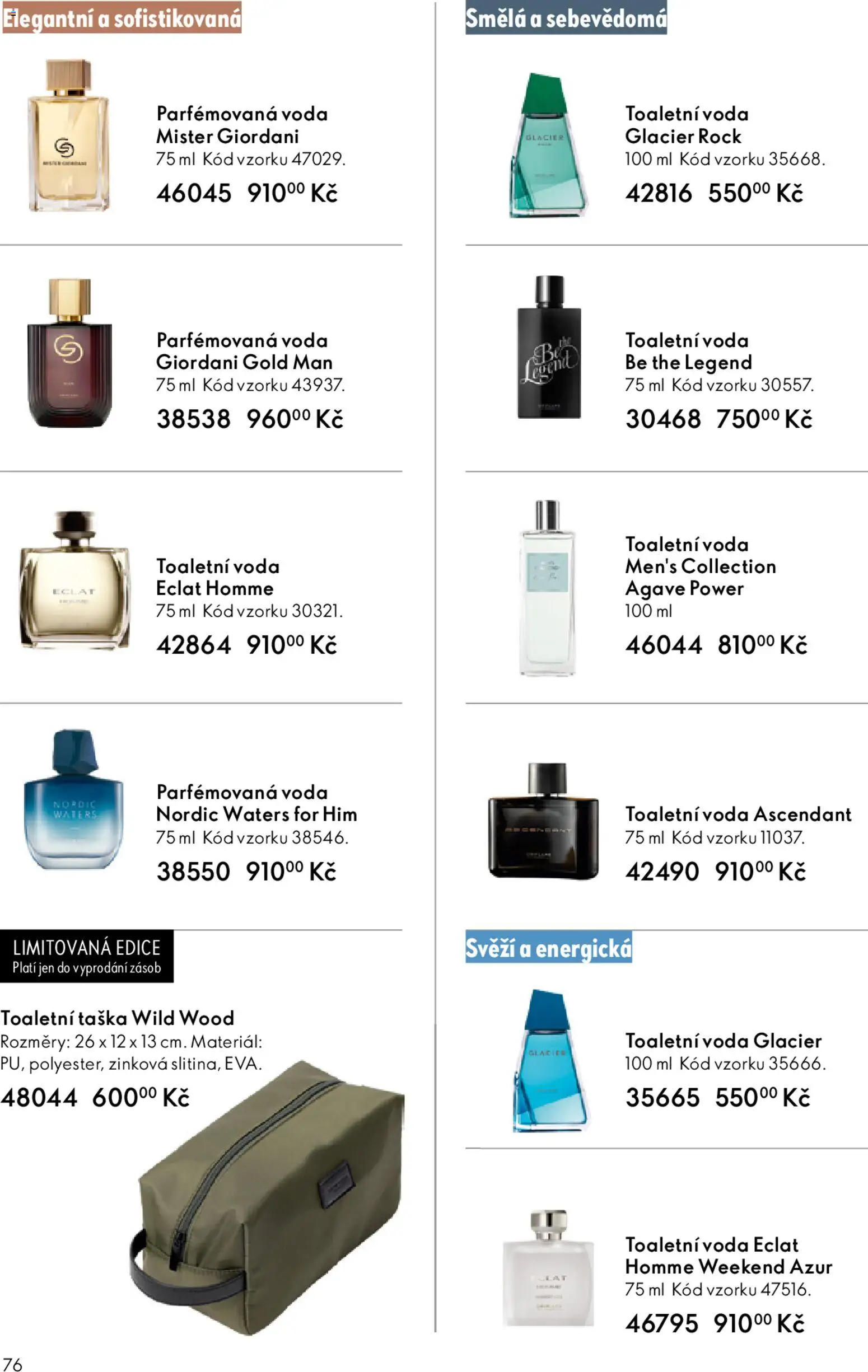 Oriflame katalog č. 05/2026 od 25.03.2026 | Strana: 76 | Produkty: Voda, Taška, Toaletní voda