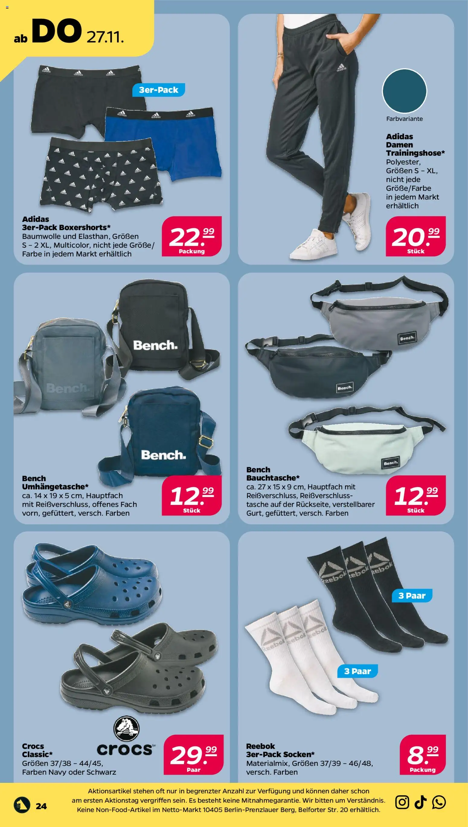 Netto - Black Friday – gültig ab 24.11.2025 | Seite: 26 | Produkte: Tasche