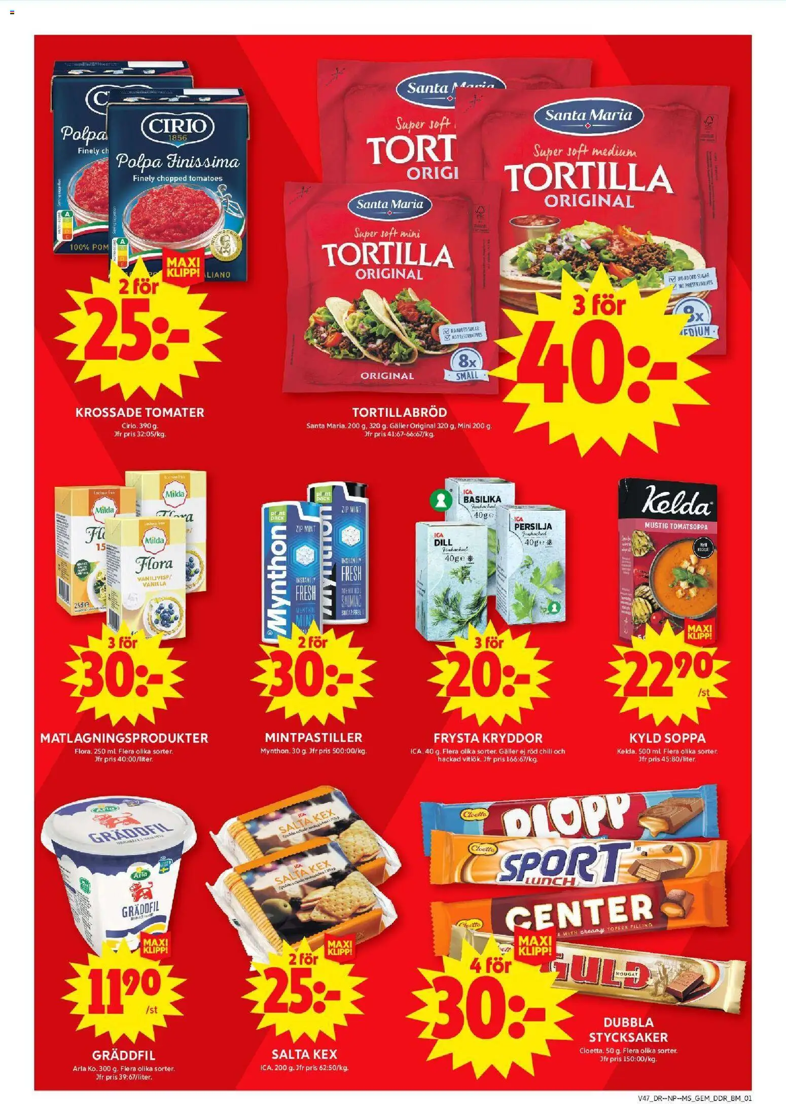 ICA Maxi reklamblad aktuell från 17.11.2025 | Sida: 6 | Produkter: Tortilla, Galler, Chili, Tomater