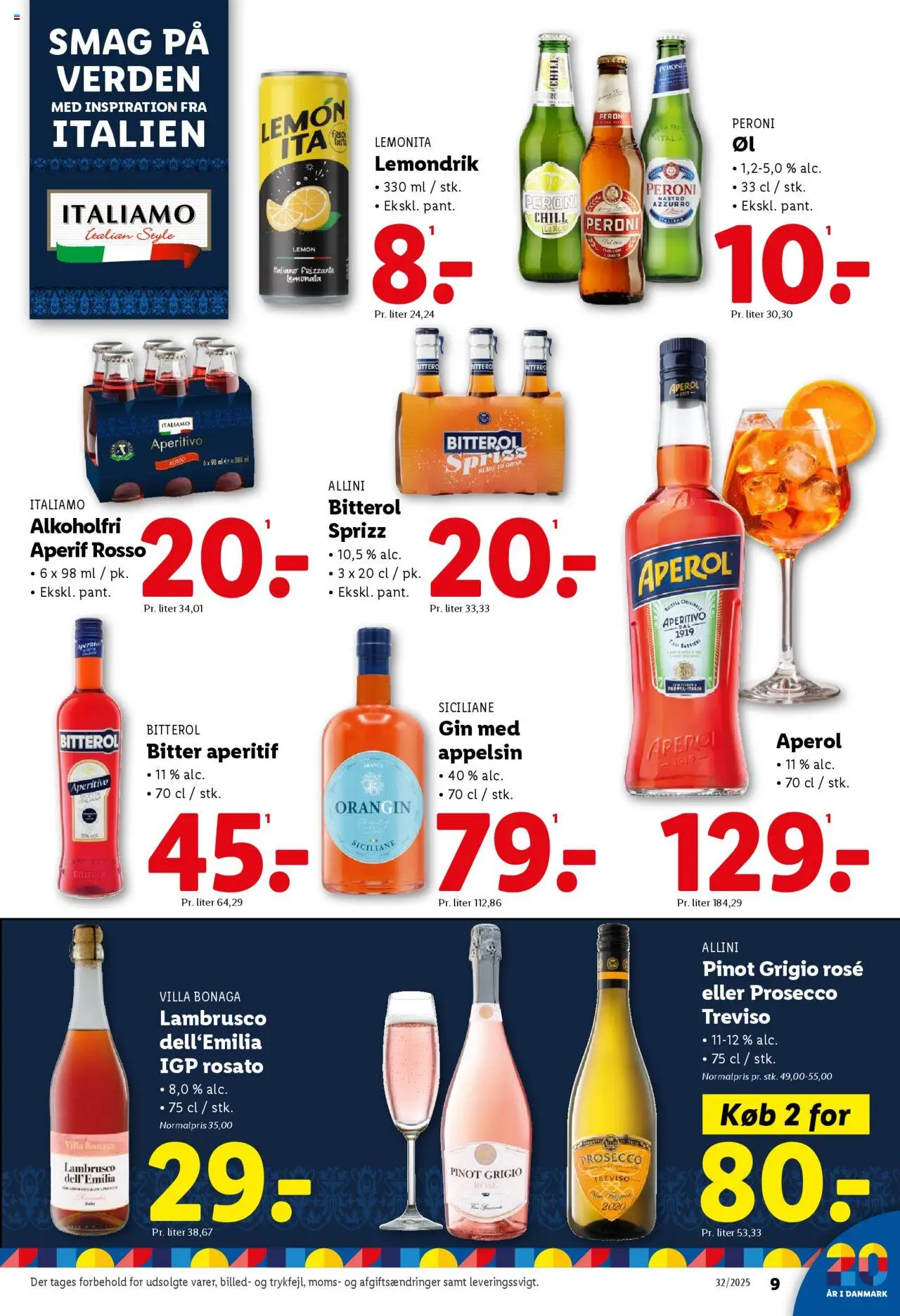 Lidl Tilbudsavis gyldig fra 03.08.2025 | Side: 9 | Produkter: Gin