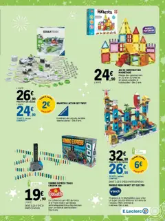 E.Leclerc - Prévisualisation de JEU DE CONSTRUCTION MAGNÉTIQUE, Réalise des constructions en 2D et en 3D avec les 42 pièces colorées et translucides! Dès 3 ans. valide à partir de 14.10.2025 | Page: 83 | Produits: Piles