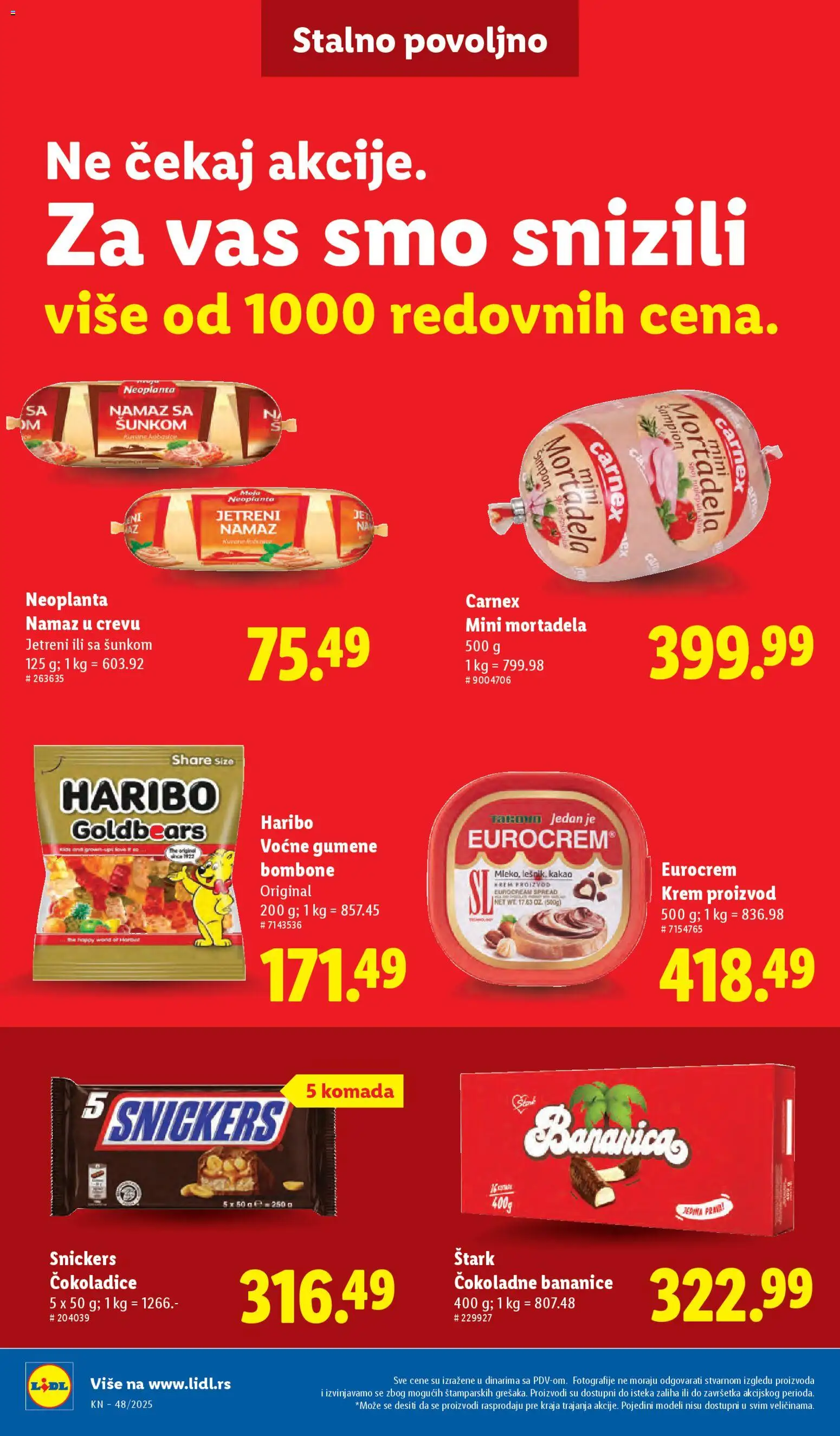 Lidl katalog - važi od 27.11.2025 | Strana: 40 | Proizvode: Haribo, Eurocrem, Šampon, Gumene bombone
