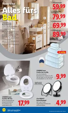 Lidl Flugblatt gültig ab 11.09.2025 | Seite: 22 | Produkte: Waschbecken, Bad