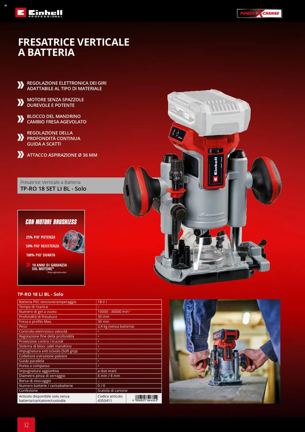 Volantino Einhell del 06.02.2025 | Pagina: 32 | Prodotti: Borsa, Compasso, Batteria, Caricabatterie