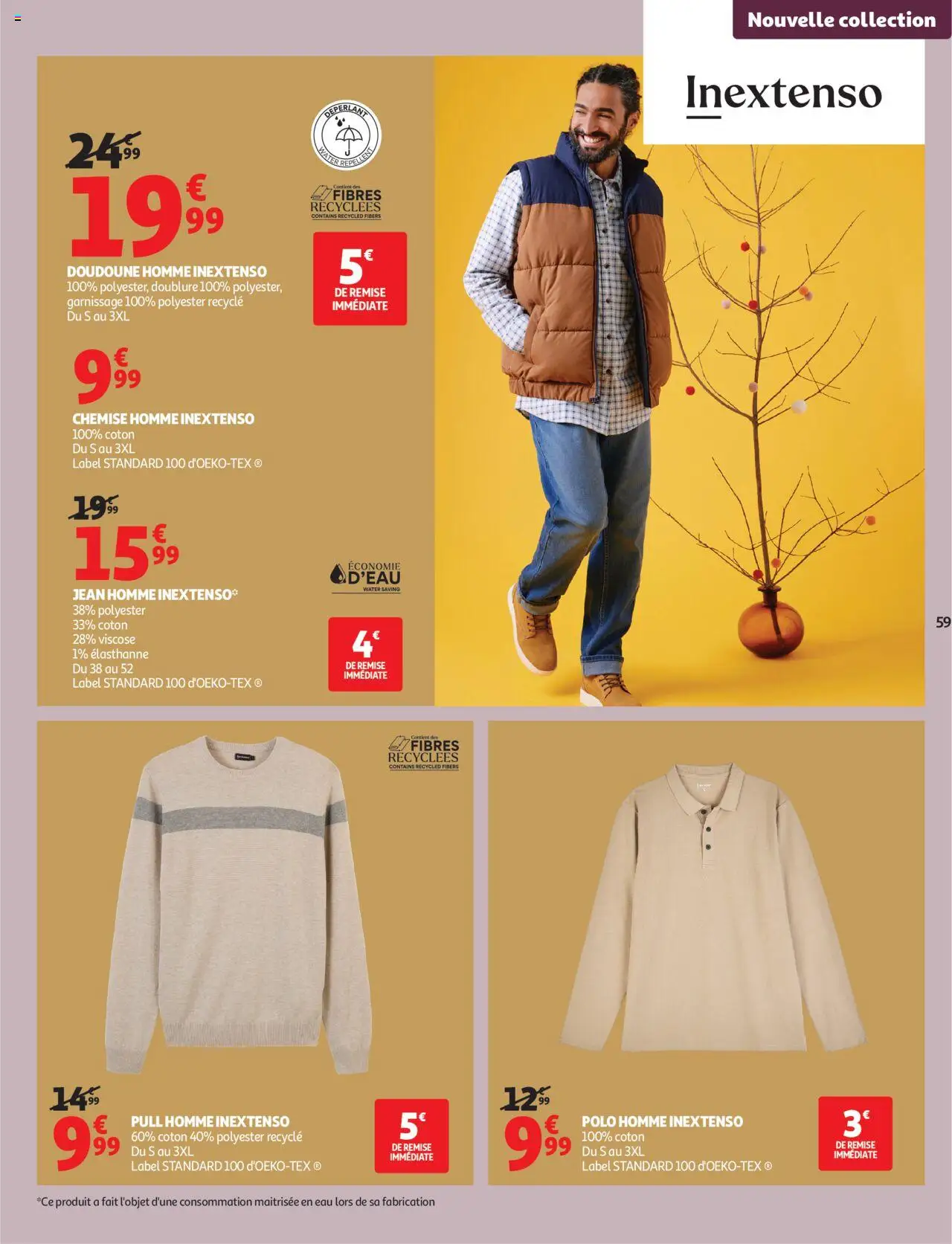 {H1} | Page: 59 | Produits: Polo, Coton, Chemise, Pull