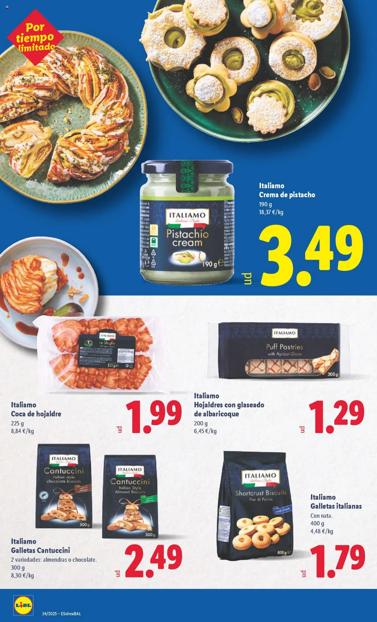Lidl catálogo MAD │ válido desde el 18.08.2025 | Página: 34 | Productos: Chocolate, Crema, Galletas, Αποφλοιωτής σκόρδου