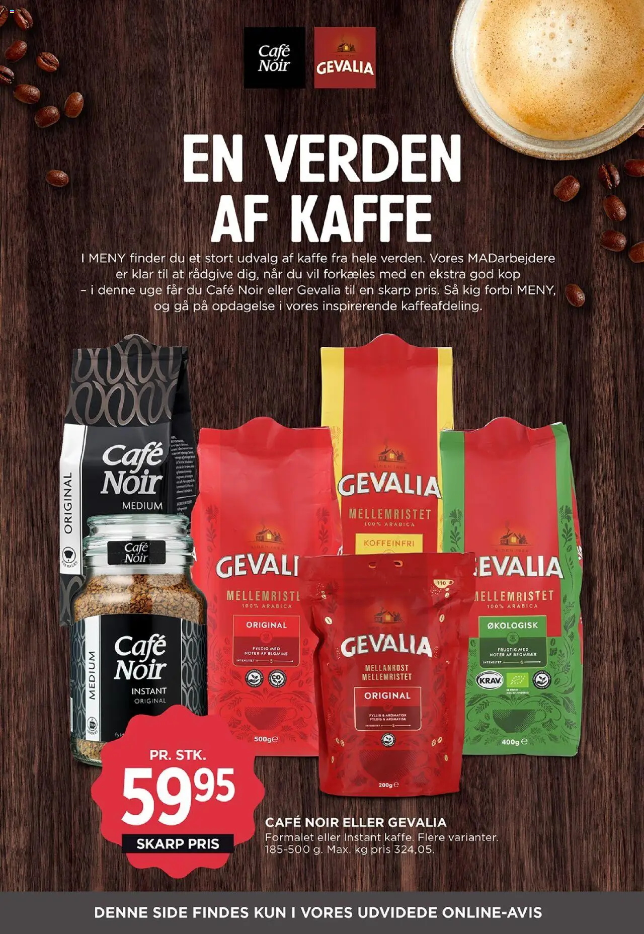 Meny tilbudsavis – gyldig fra 10.10.2025 | Side: 40 | Produkter: Kaffe