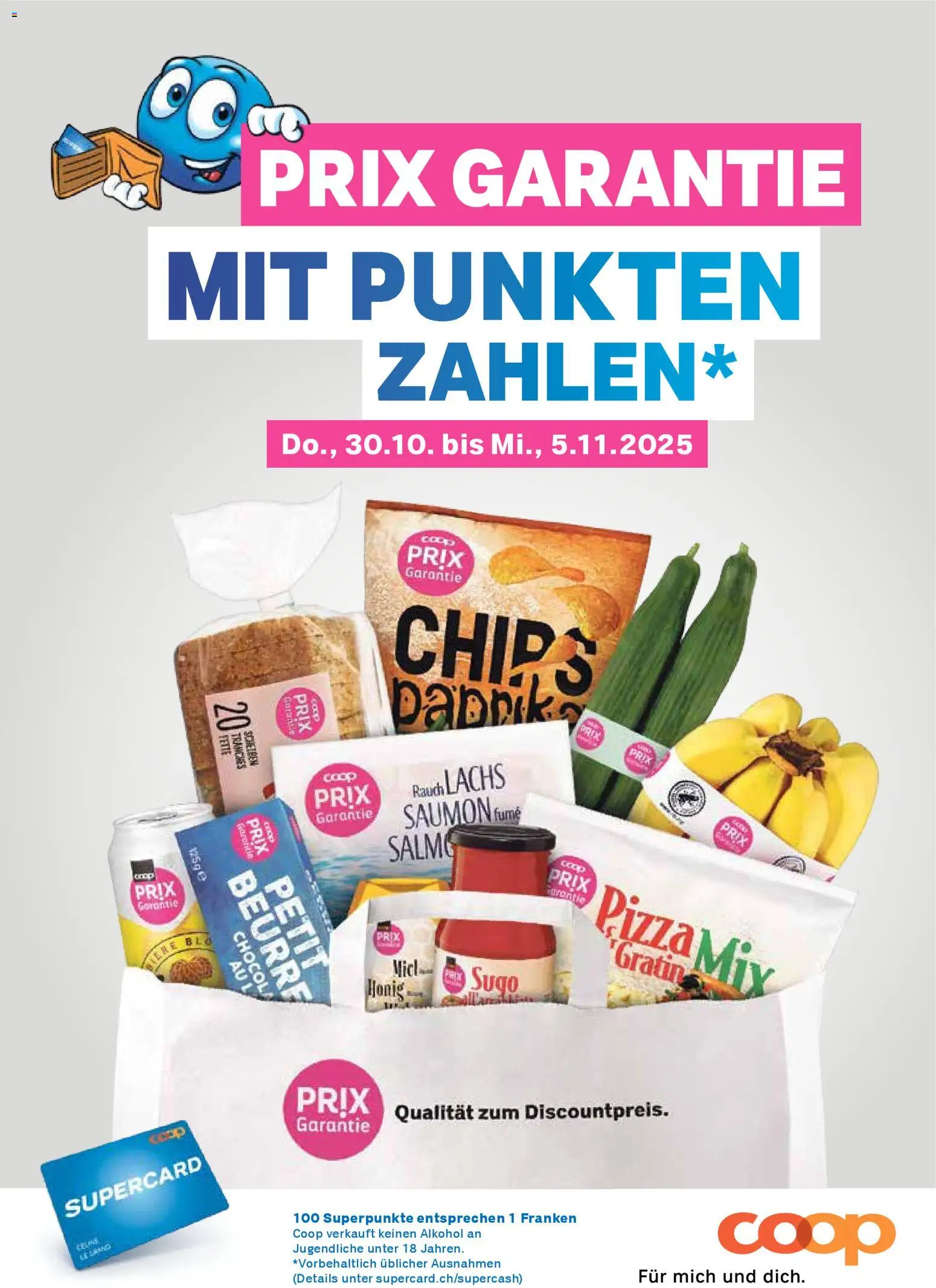 Coop Aktionen – gültig ab 30.10.2025 | Seite: 17 | Produkte: Lachs, Pizza, Chips