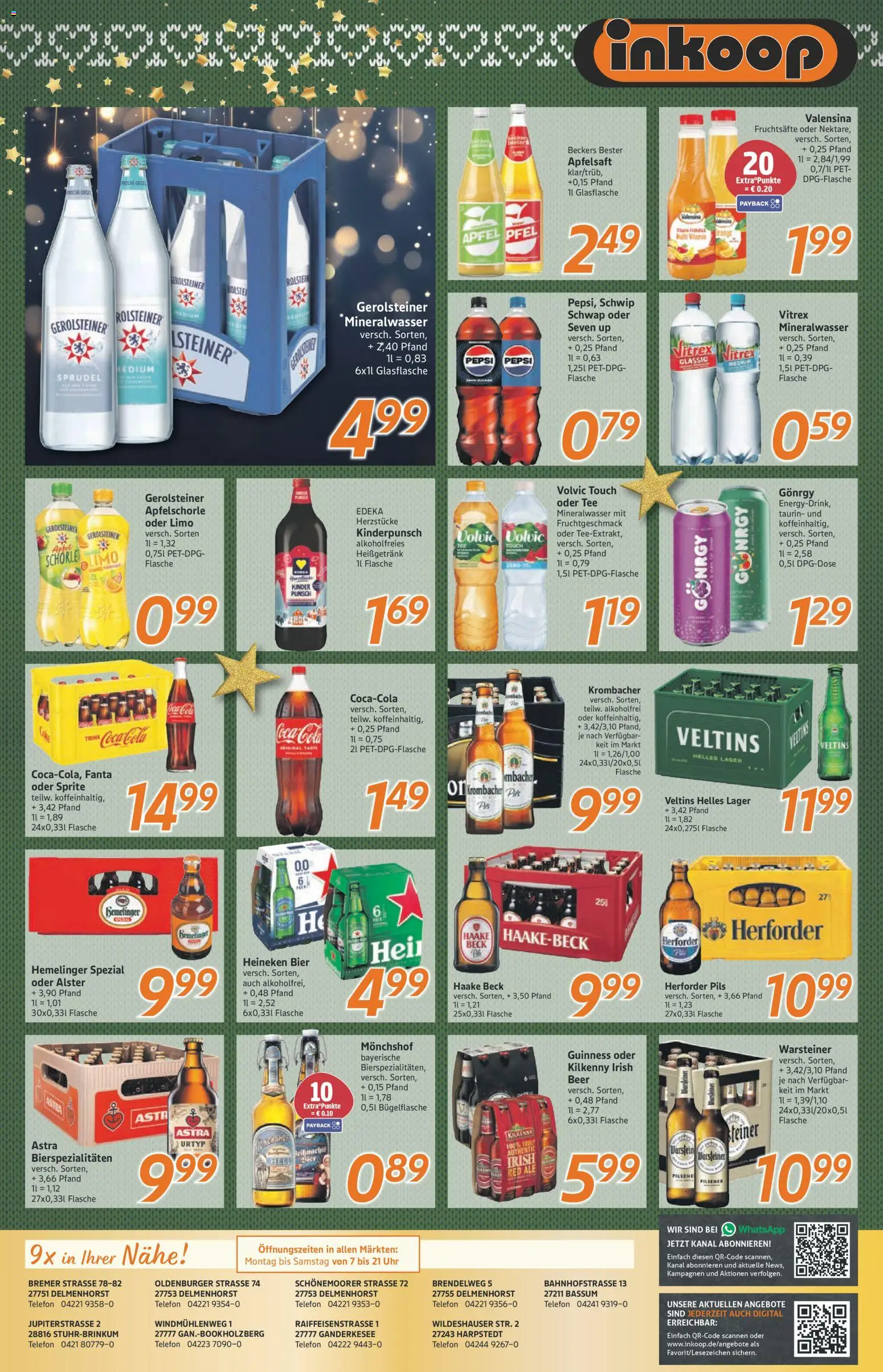 Inkoop Prospekt 	 – gültig ab 15.12.2025 | Seite: 9 | Produkte: Pils, Volvic touch, Valensina, Uhr