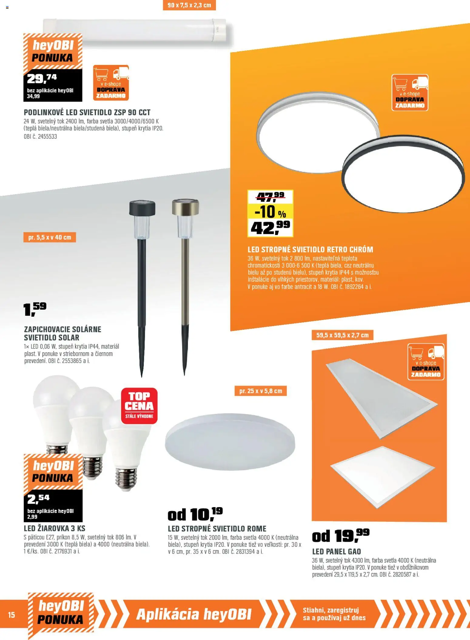 Nové OBI akcie – leták je platný od 01.02.2026 | Strana: 16 | Produkty: Skrinka, Ohrievač, Batéria
