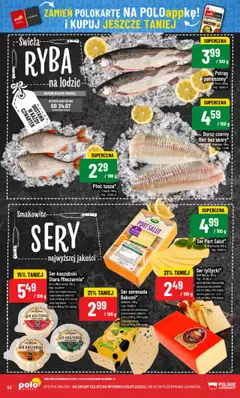 POLOmarket Gazetka od 23.07.2025 | Strona: 32 | Produkty: Dorsz, Sery, Ser, Ryba