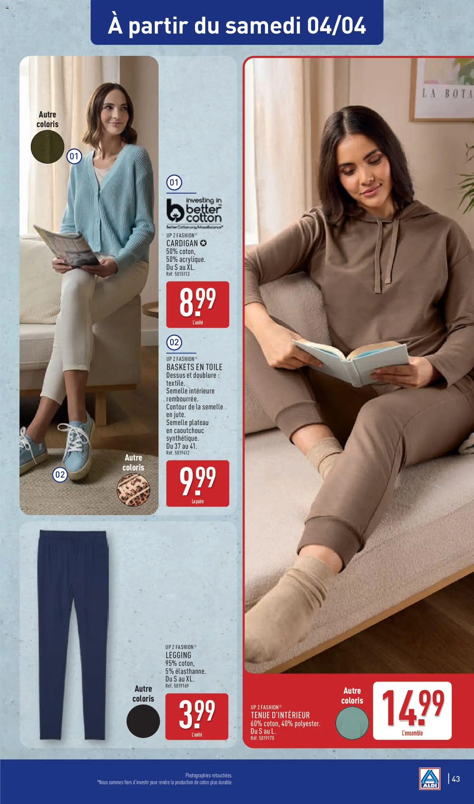 {H1} | Page: 45 | Produits: Cardigan, Plateau, Coton, Baskets