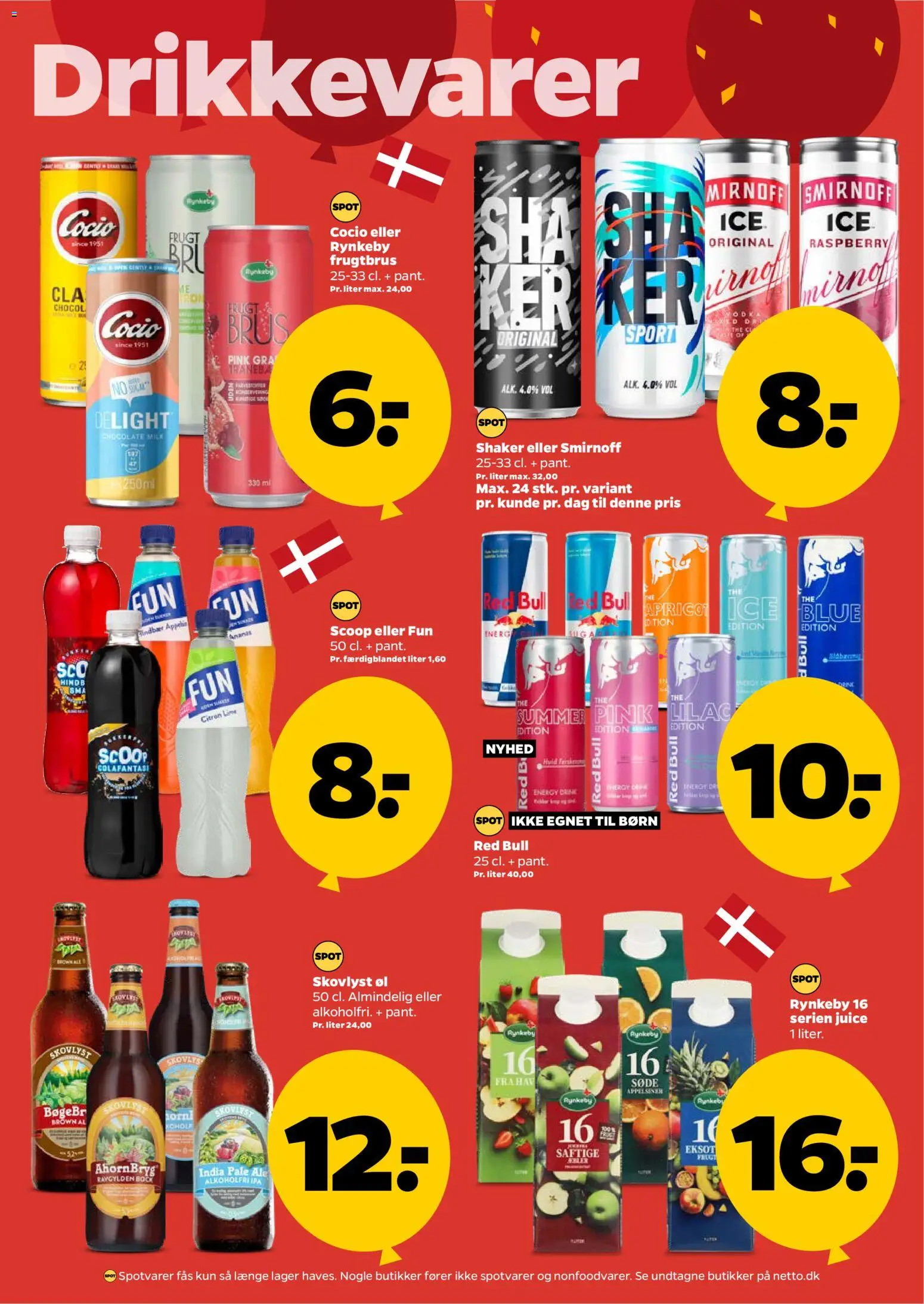 Netto tilbudsavis – gyldig fra 27.02.2026 | Side: 24 | Produkter: Juice, Øl, Appelsiner, Ananas