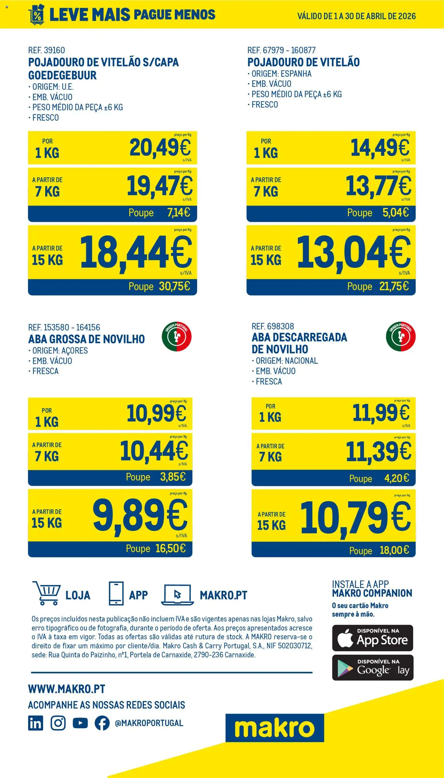 Makro Leve Mais Pague Menos - Carne Fresca │ válido de 01.04.2026 | Página: 7