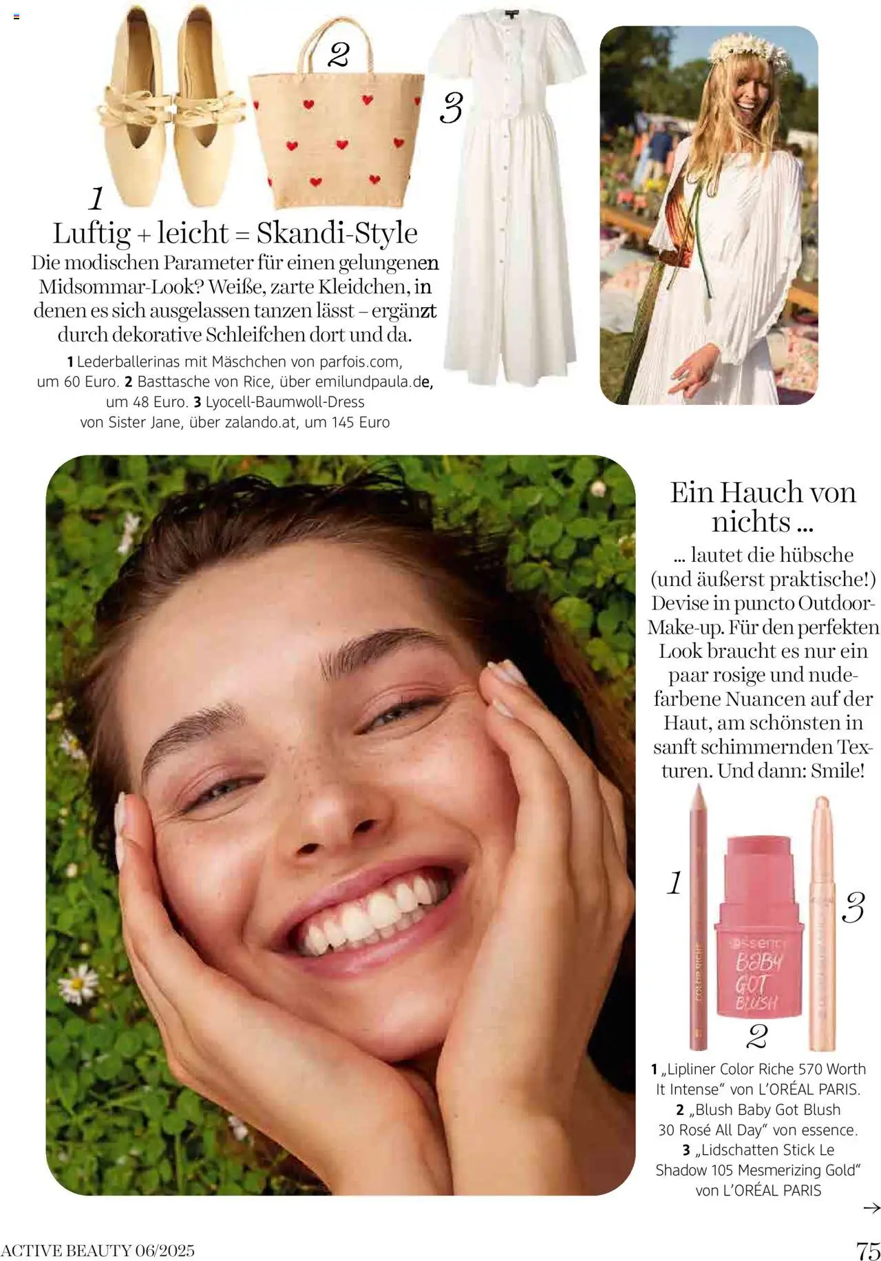 dm drogerie markt Active Beauty Magazin 06/2025 gültig ab 05.06.2025 | Seite: 75