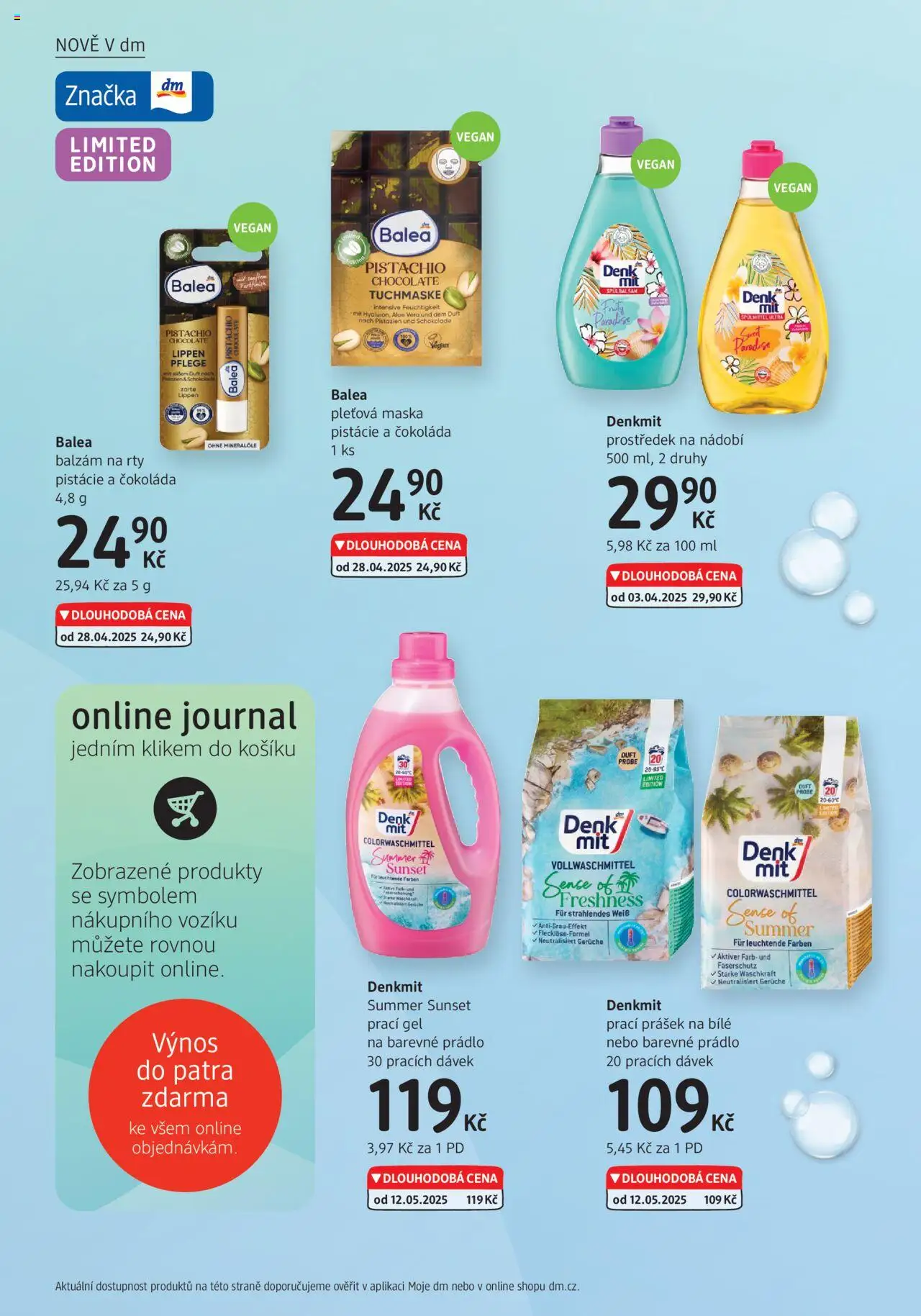 dm drogerie leták od 04.06.2025 | Strana: 6 | Produkty: Prací gel, Balzám na rty, Pistácie, Prací Prášek
