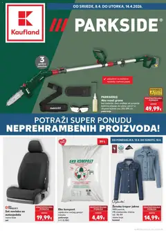 Kaufland katalog Parkside - Pregled kataloga iz trgovine Kaufland, vrijedi od 08.04.2026