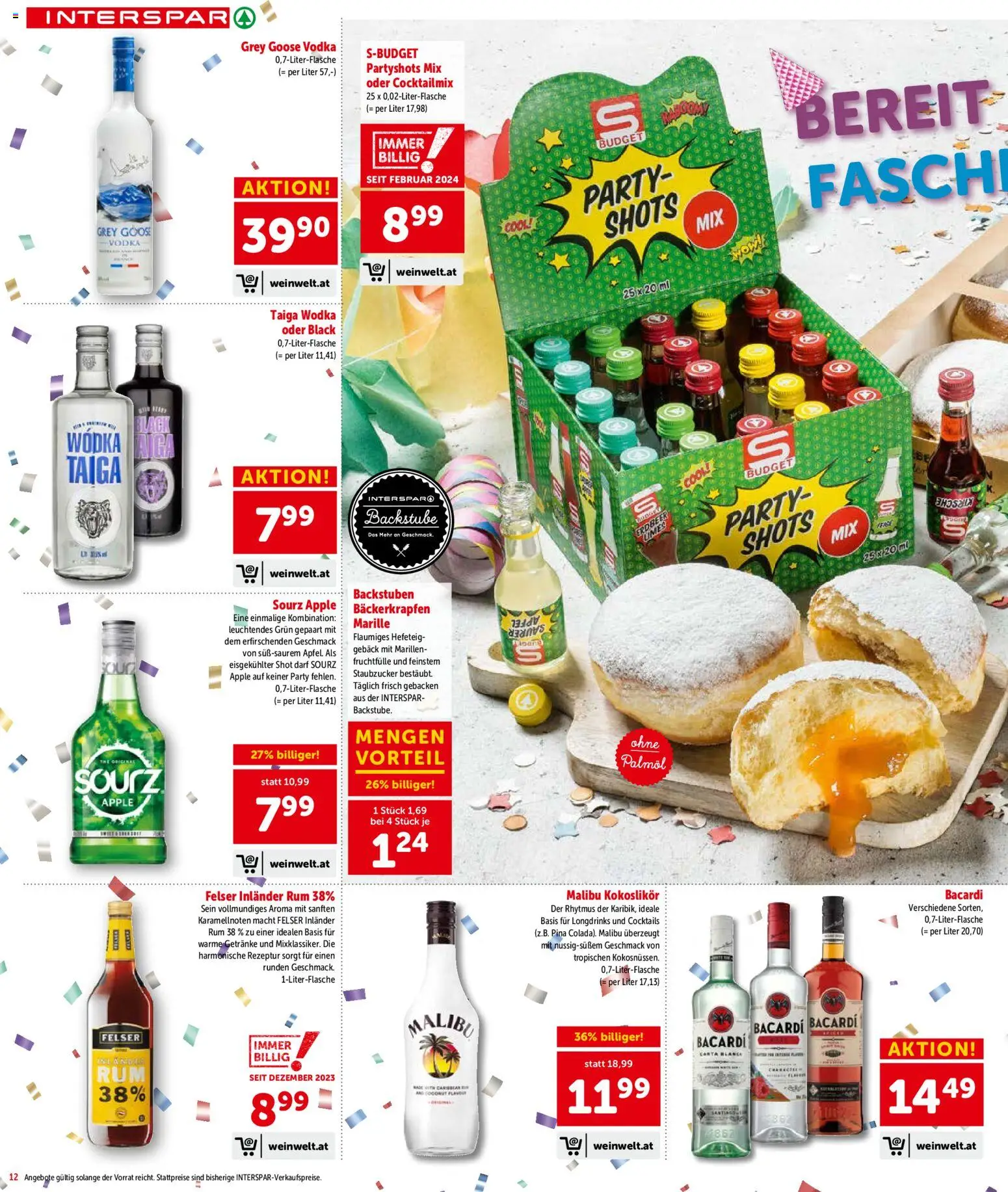 Interspar Flugblatt - Niederösterreich gültig ab 12.02.2026 | Seite: 12 | Produkte: Wodka, Apple, Äpfel
