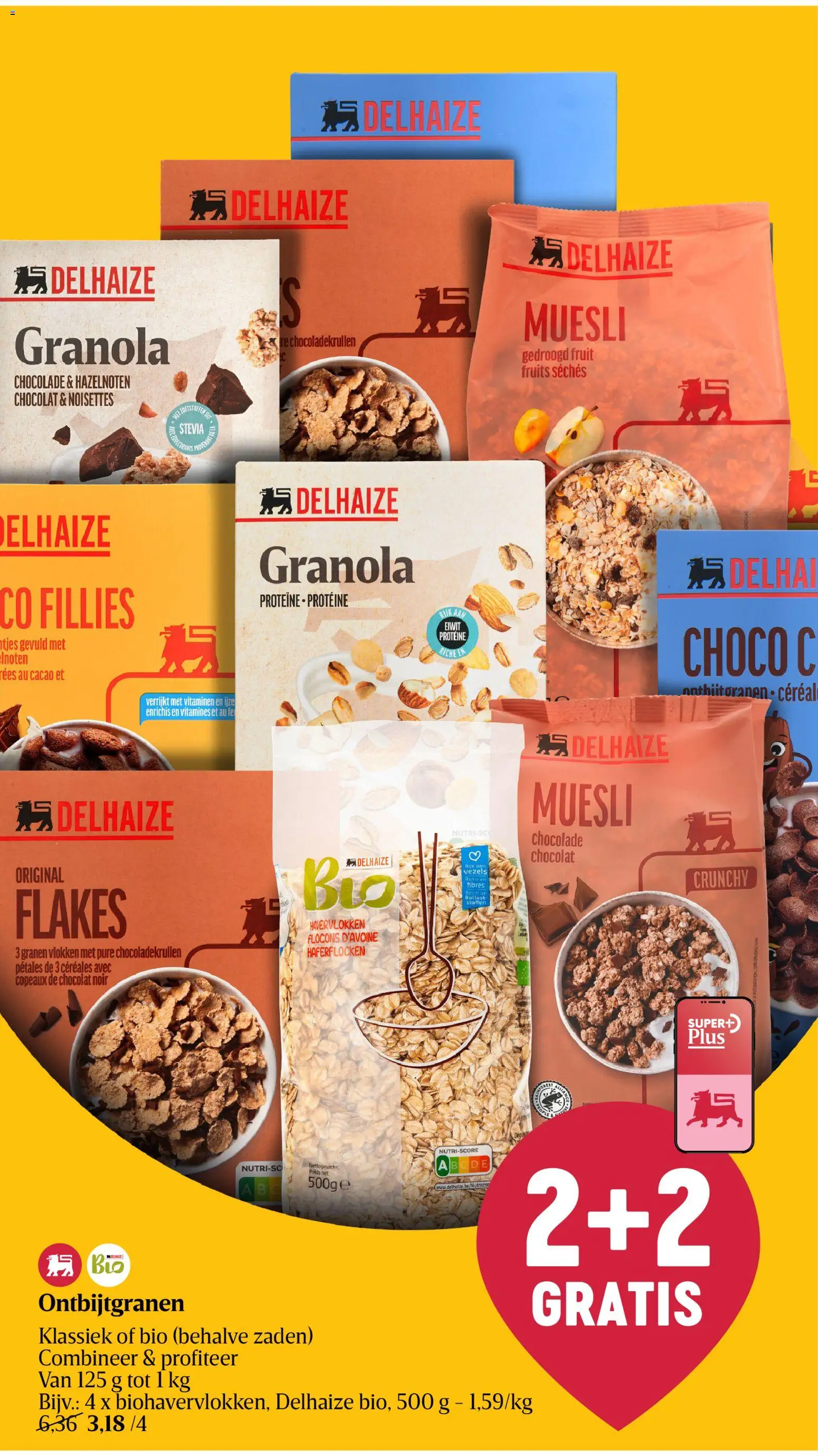 {H1} | Pagina: 22 | Producten: Granen, Muesli, Fruit, Chocolade