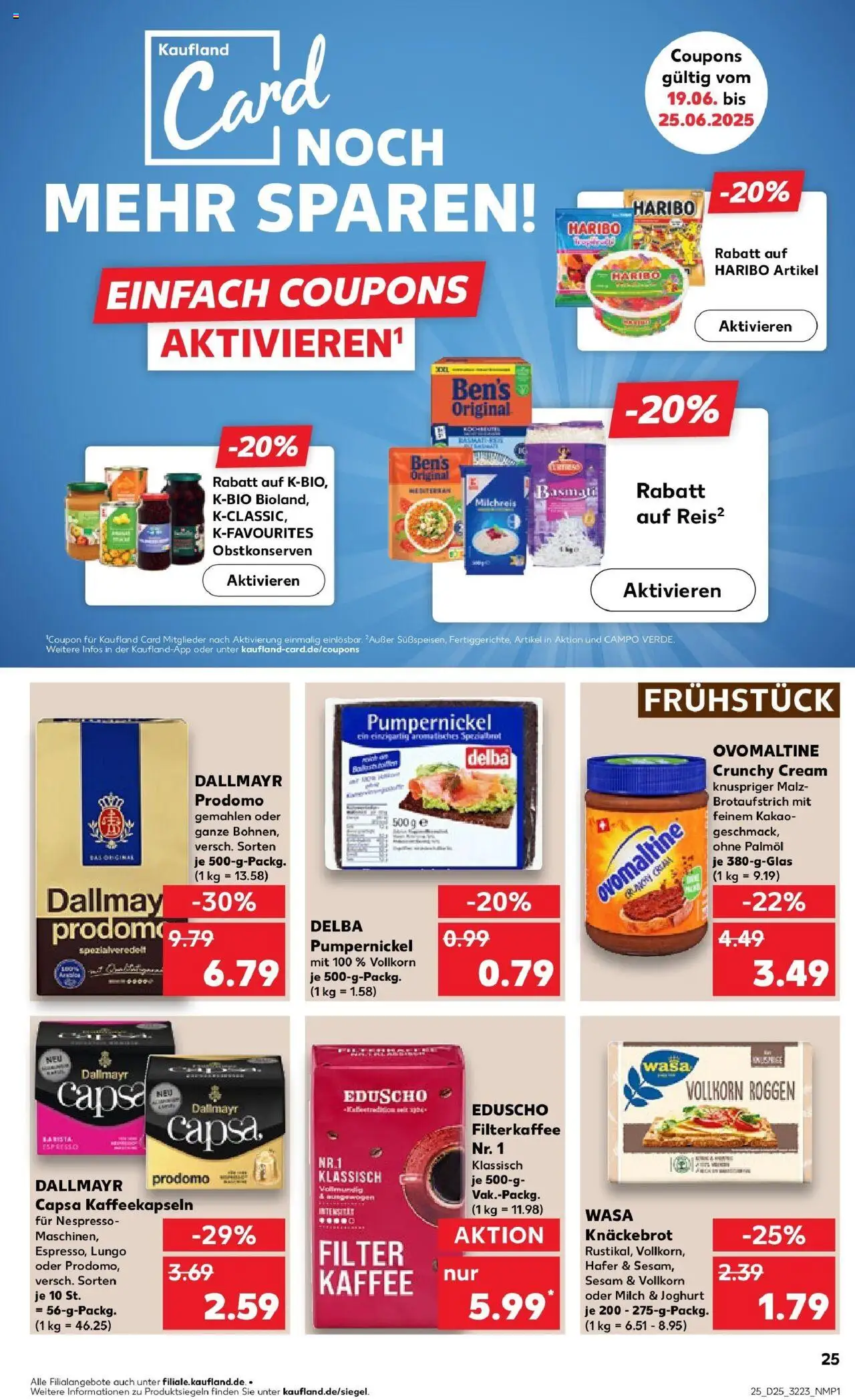 Kaufland prospekt Alsdorf	 - gültig ab dem 22.06.2025 | Seite: 38 | Produkte: Milch, Joghurt, Dallmayr, Dallmayr prodomo