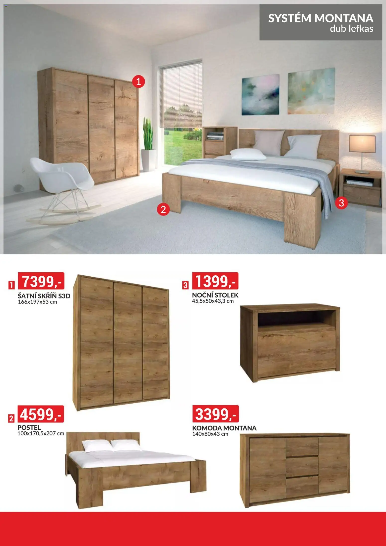 BAUMAX leták - Objevte svět nábytku od 01.04.2026 | Strana: 34 | Produkty: Šatní skříň, Komoda, Stolek, Skříň