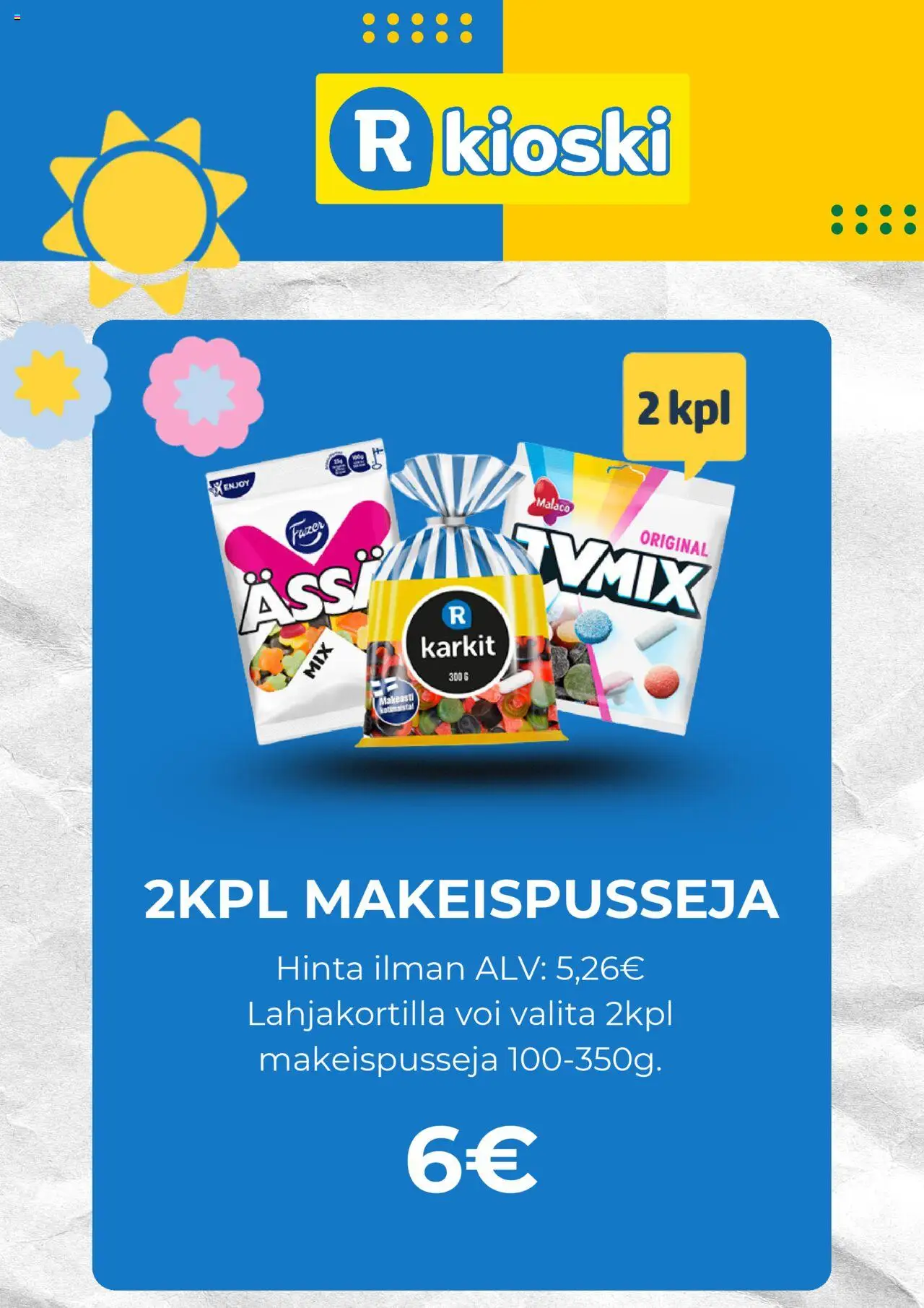  | Sivu: 5 | Tuotteet: Voi, Karkit
