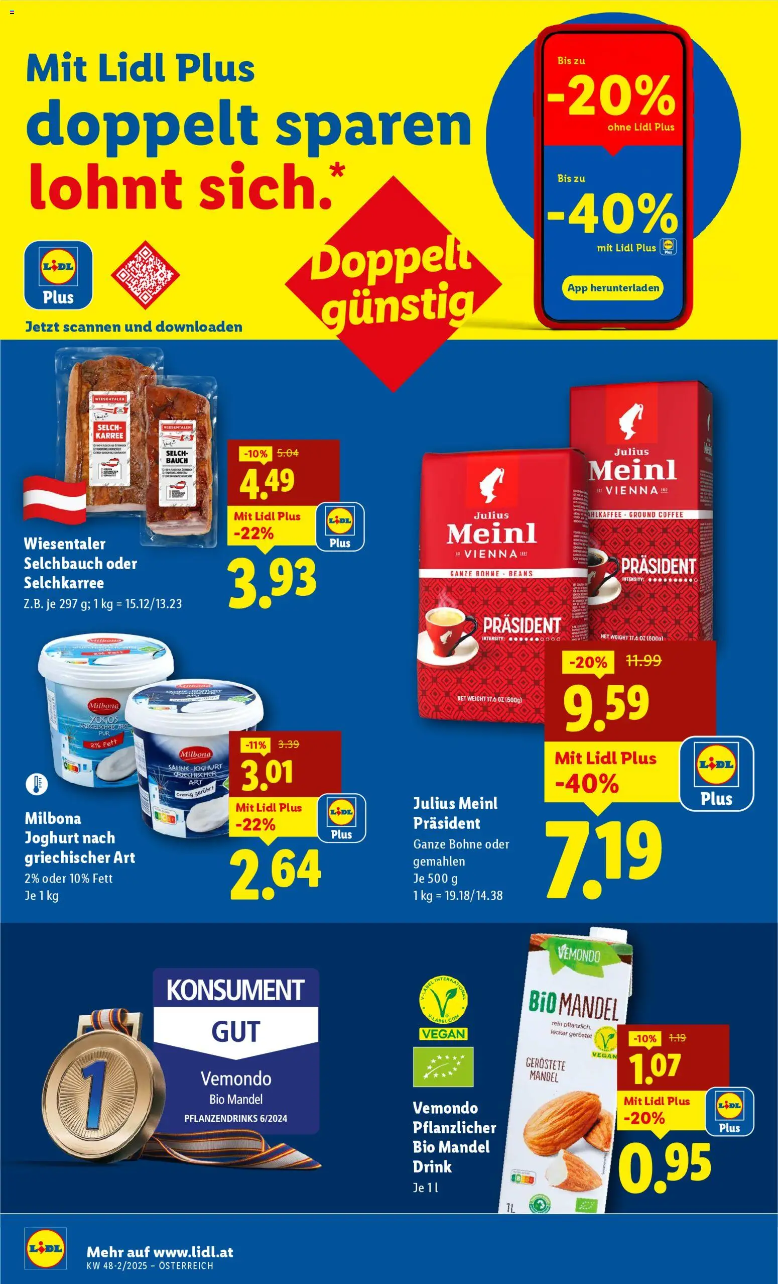 Lidl Flugblatt - Eisenstadt, Ebenfurth, Mattersburg gültig ab 27.11.2025 | Seite: 12 | Produkte: Joghurt