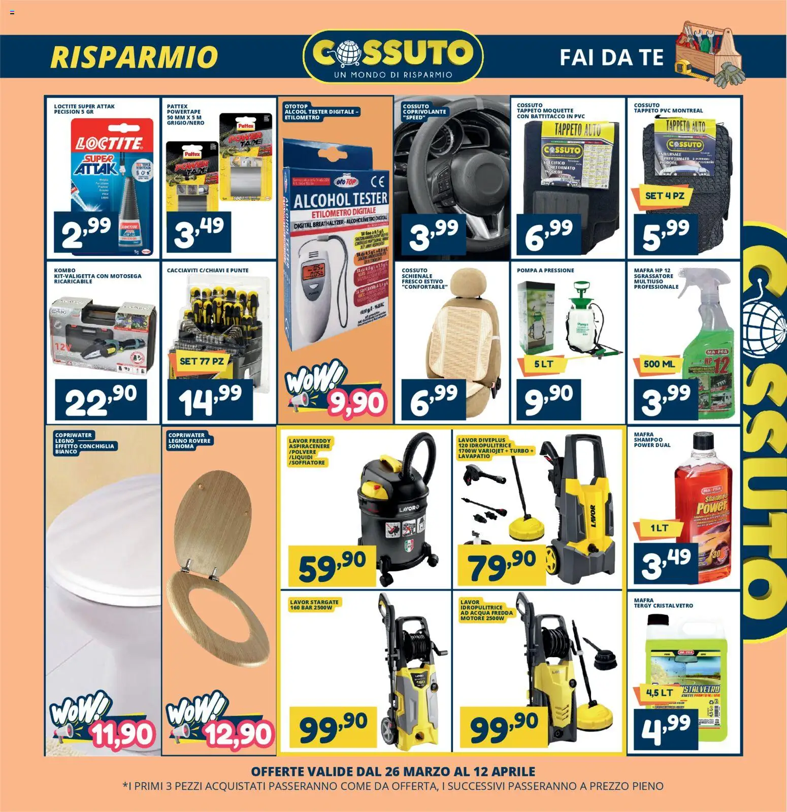 Volantino Cossuto del 26.03.2026 | Pagina: 11 | Prodotti: Shampoo, Sgrassatore, Top, Aspiracenere