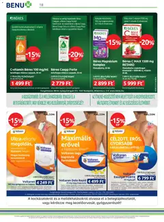 BENU Gyógyszertárak Akciós újság - amely érvényes a következő dátumtól: 01.11.2025 | Oldal: 18