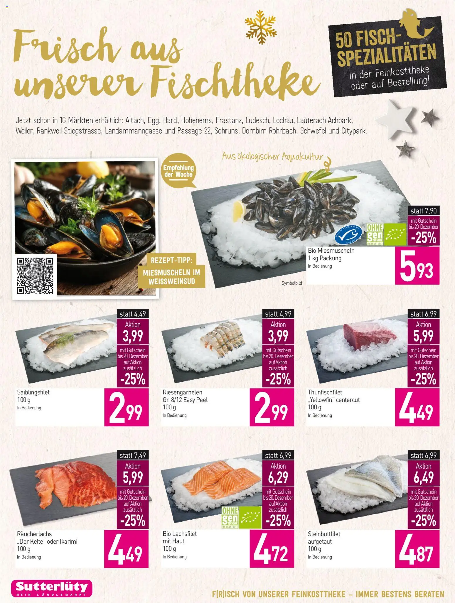 Sutterlüty Flugblatt gültig ab 11.12.2025 | Seite: 16 | Produkte: Fisch