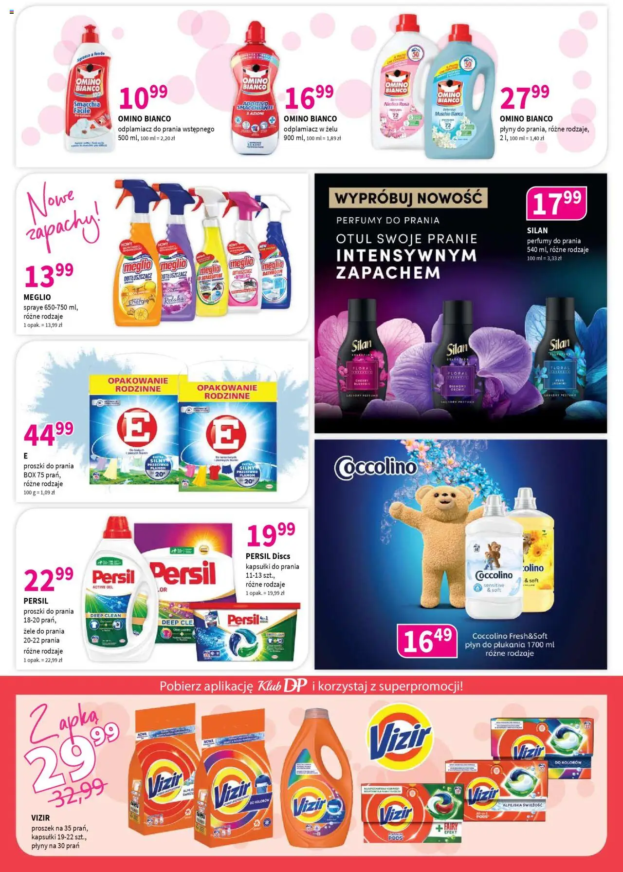 Drogerie Polskie Gazetka od 10.10.2025 | Strona: 8 | Produkty: Proszki do prania, Kapsułki do prania, Fairy, Odplamiacz