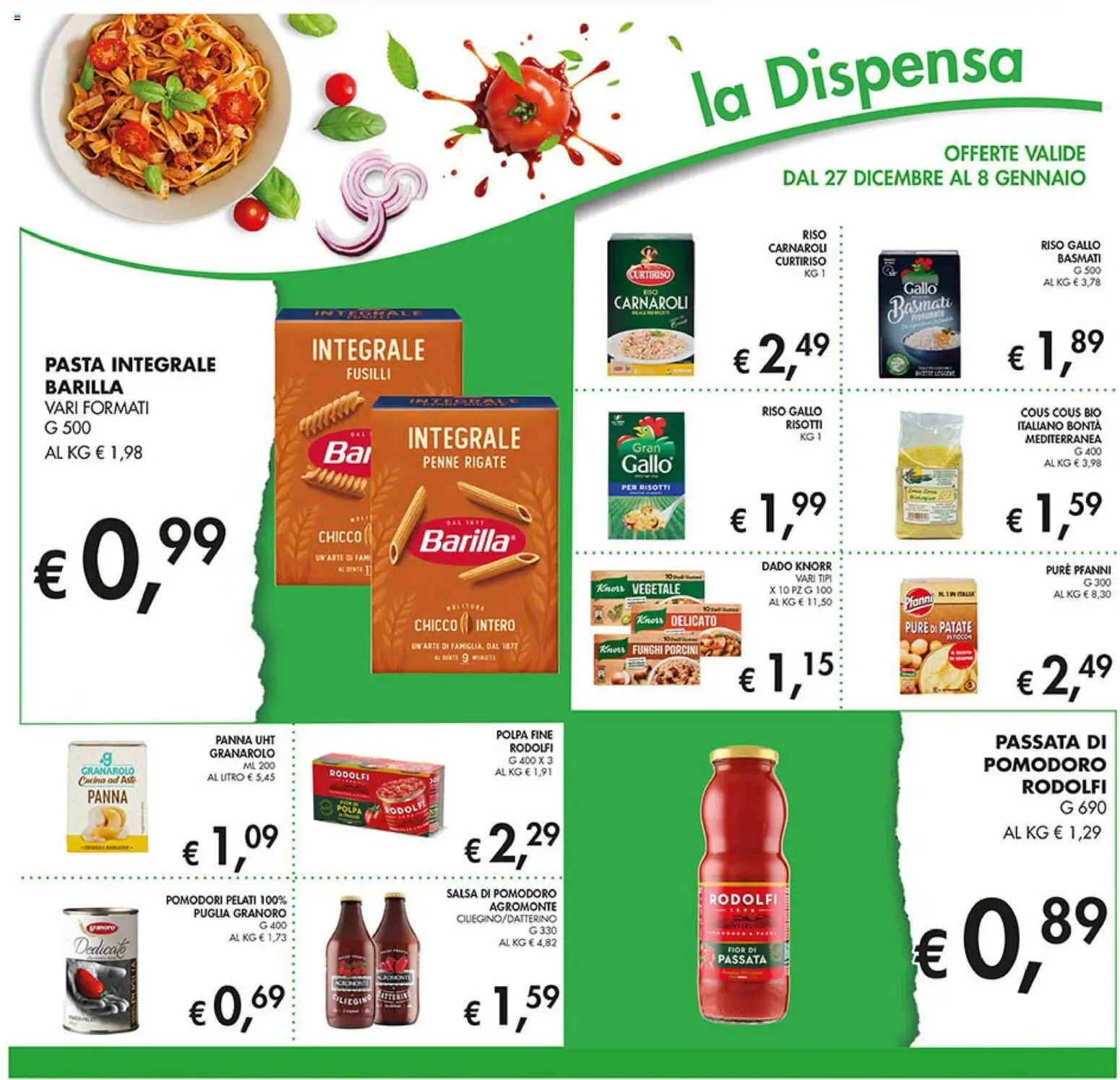 Volantino Coal del 27.12.2025 | Pagina: 22 | Prodotti: Panna, Patate, Salsa, Pomodoro