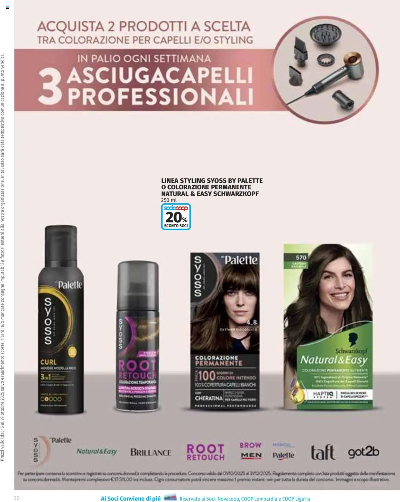 Volantino COOP del 16.10.2025 | Pagina: 30 | Prodotti: Data, Asciugacapelli