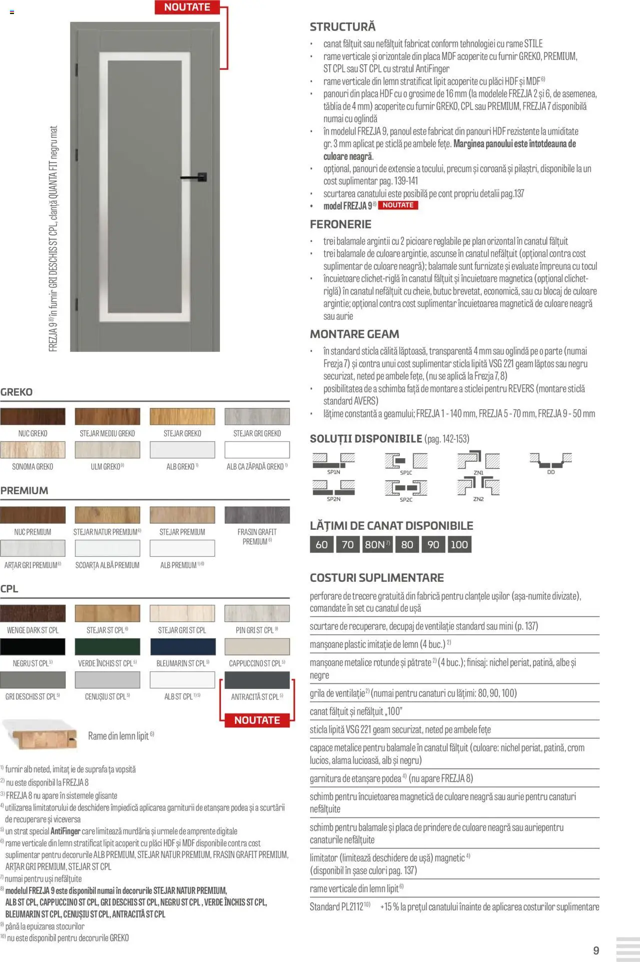 Proges catalog - Erkado – valabil de la 23.08.2024 | Pagină: 9 | Produse: Oglindă, Ușă